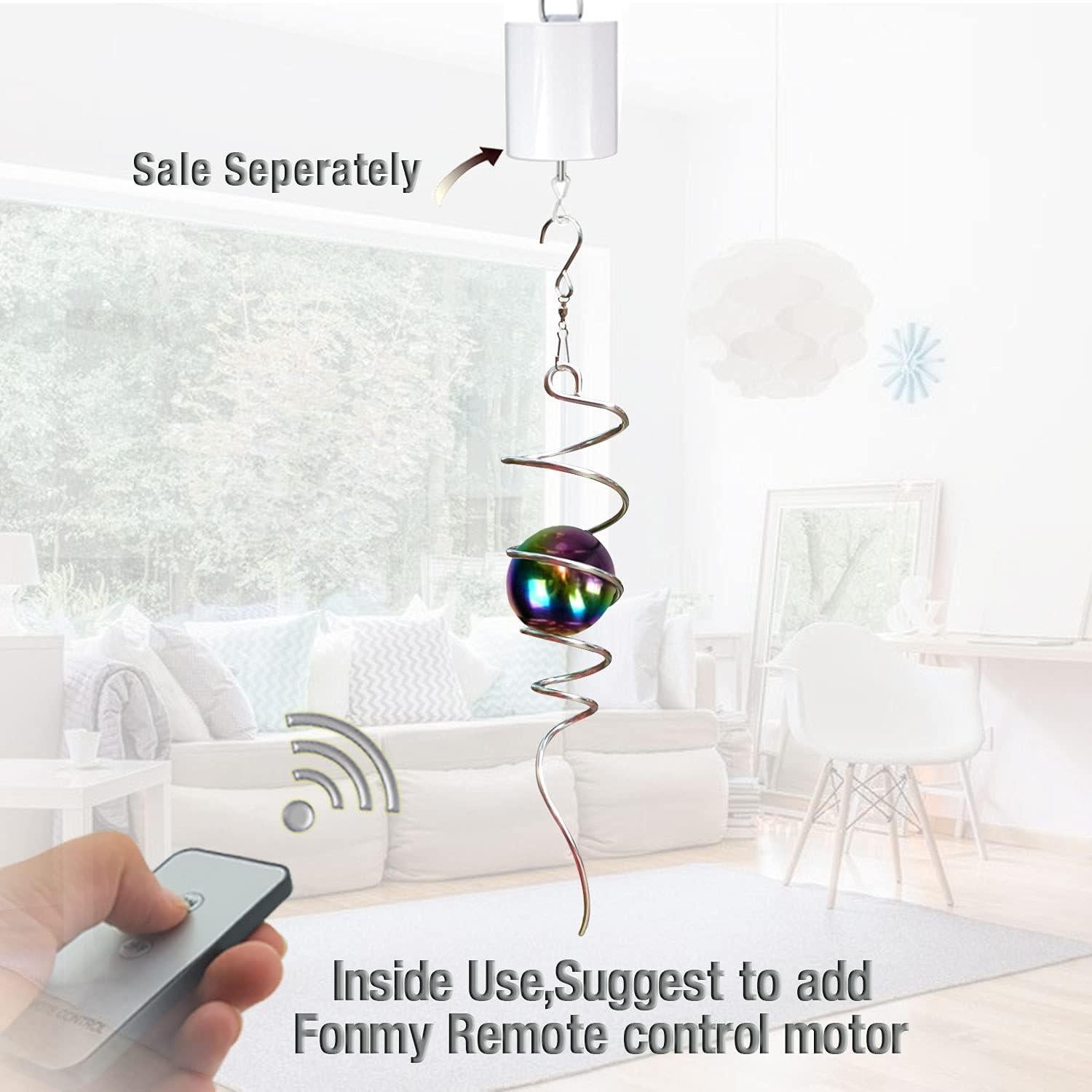 Fonmy Spinner de Viento Decorativo Espiral 33 cm Multicolor