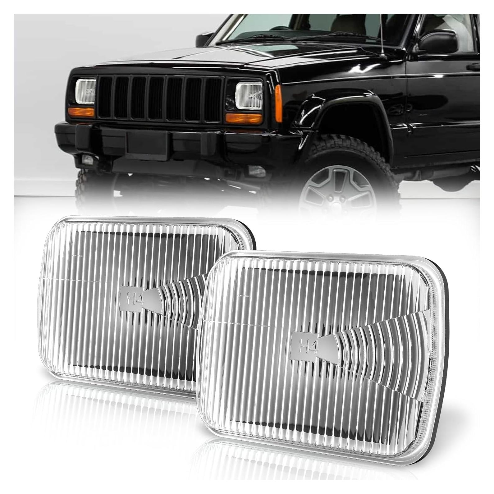 Carcasa de Faro de Cristal NSDXCT 5x7 18 cm Impermeable 2PCS