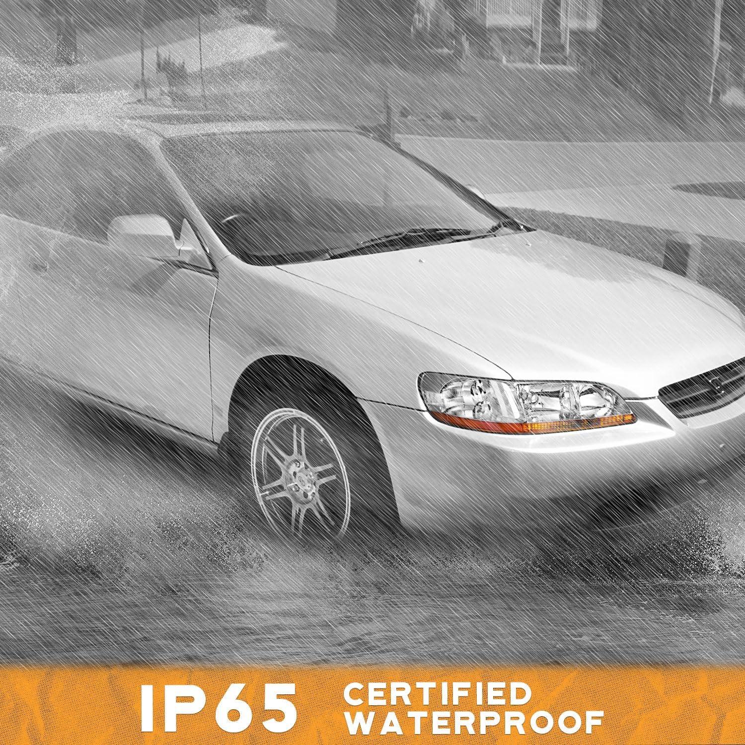 Faros WEELMOTO para Honda Accord 1998-2002, Carcasa Cromada