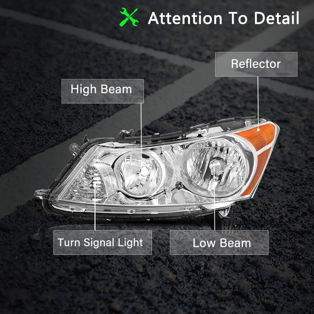 Faros de Reemplazo TRIL GEAR para Honda Accord 2008-2012
