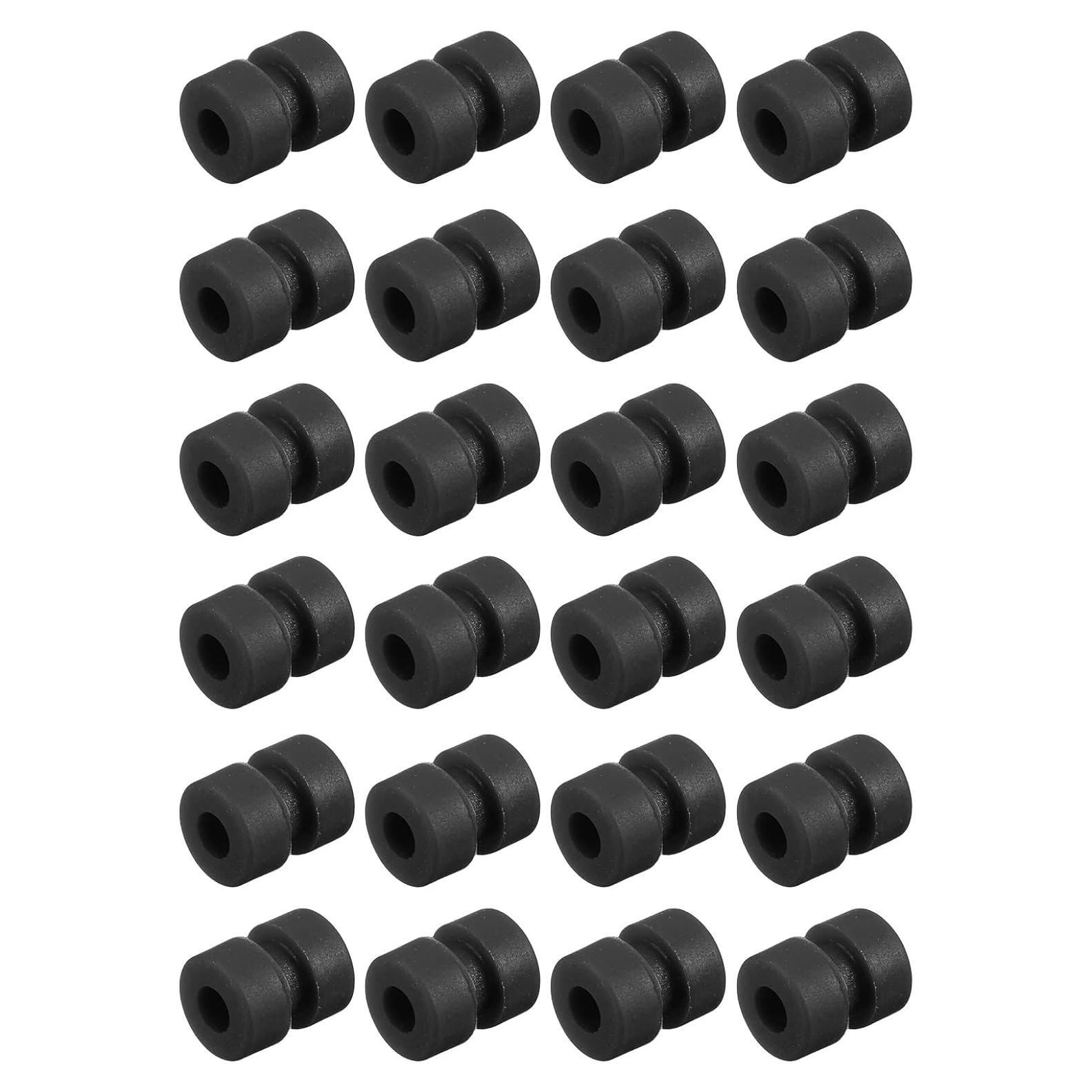 Bolas de Goma Antivibración MECCANIXITY M2x5.6mm 24 Pzas