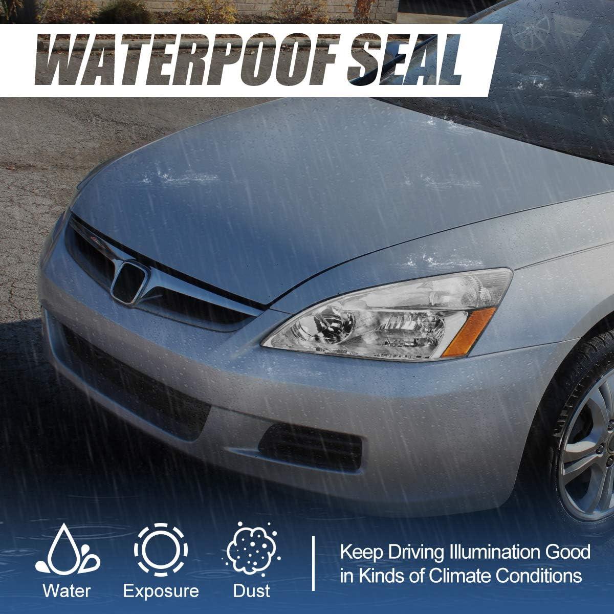 Conjunto de Faros Halógenos Auto Dynasty para Honda Accord 2003-2007