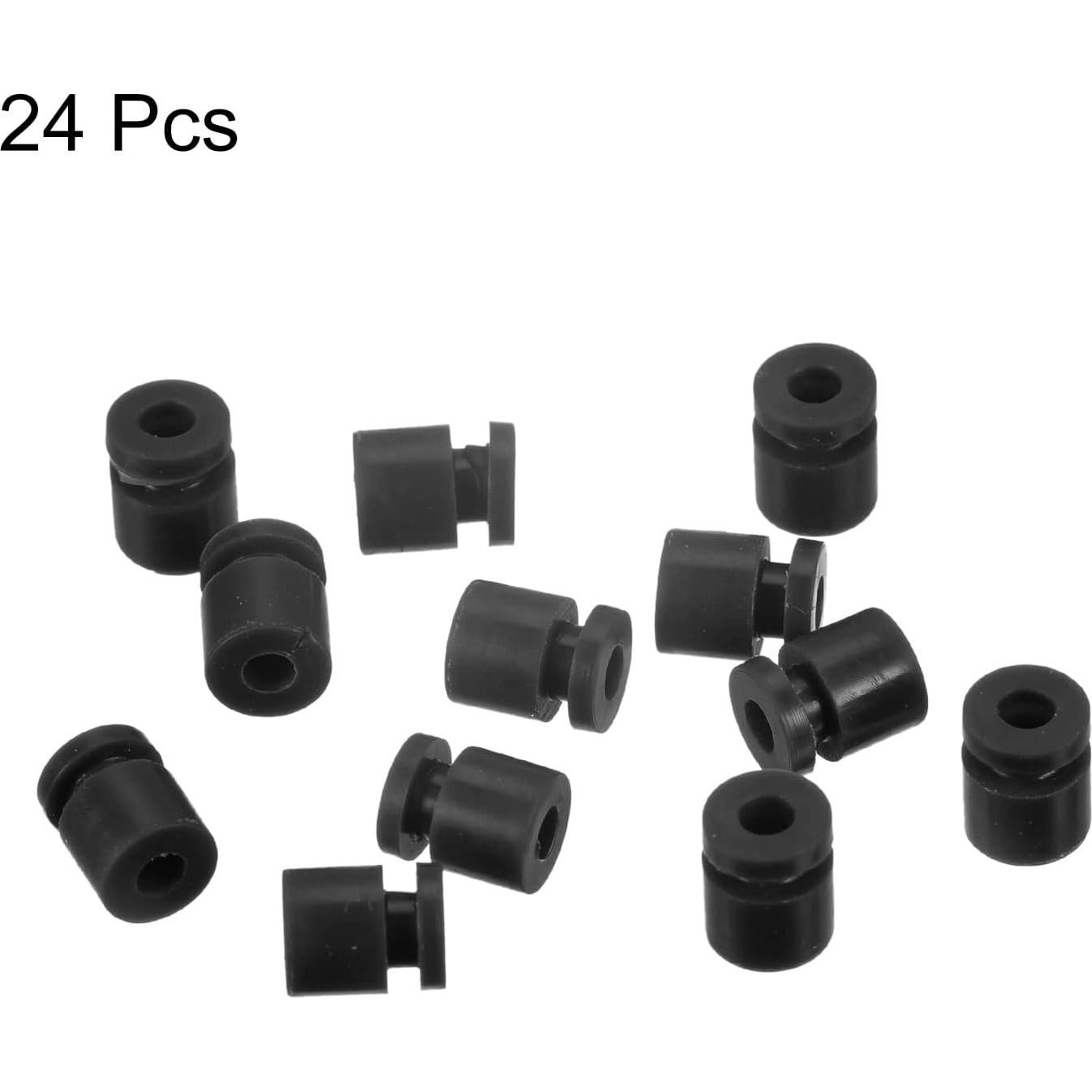 Bolas de Goma Antivibración MECCANIXITY M2x6mm Paquete 12