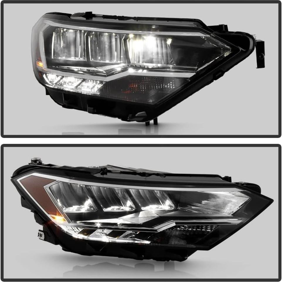 Faro LED No Proyector ACANII para Volkswagen Jetta 2019-2023 - Lado Pasajero