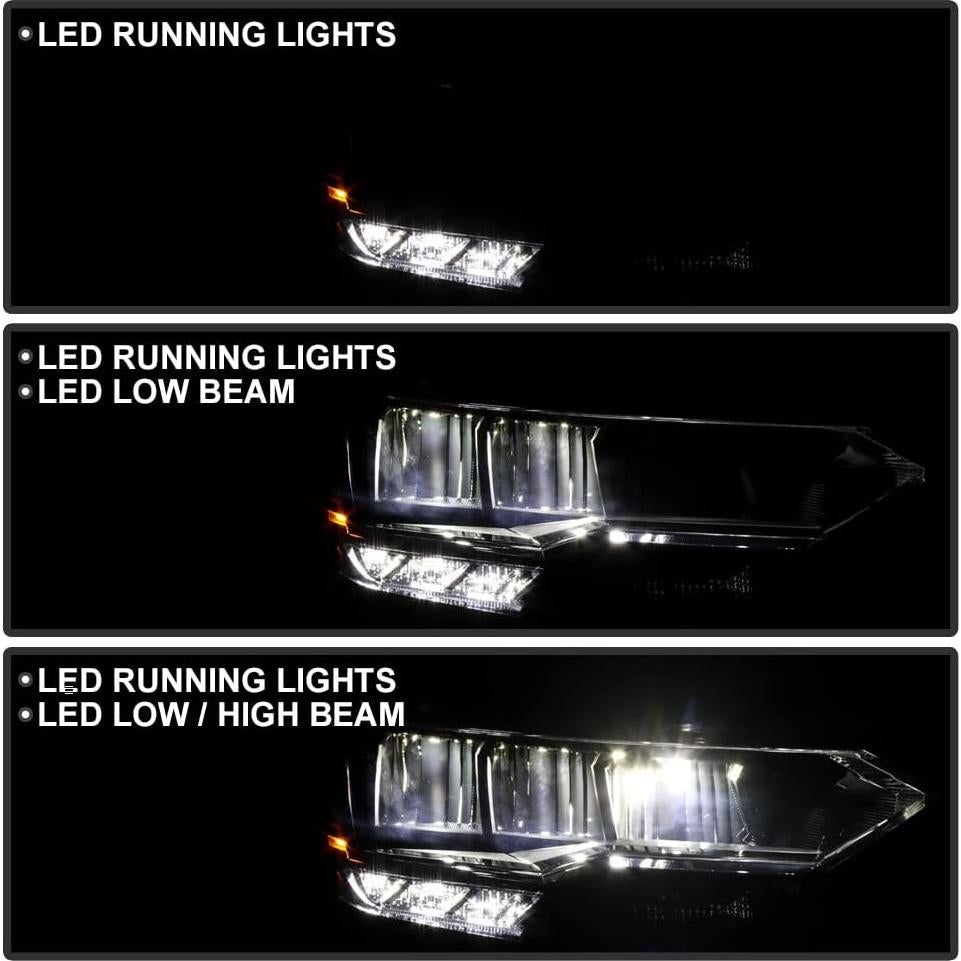 Faro LED No Proyector ACANII para Volkswagen Jetta 2019-2023 - Lado Pasajero