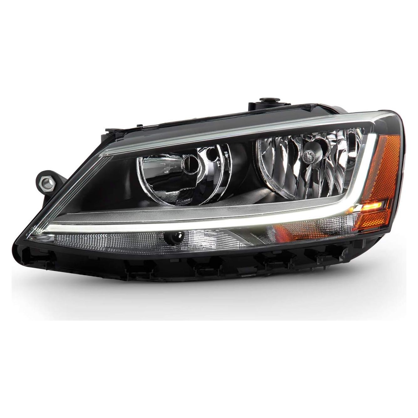 Faro Izquierdo AKKON para Volkswagen Jetta 2017-2018 Halógeno DRL LED