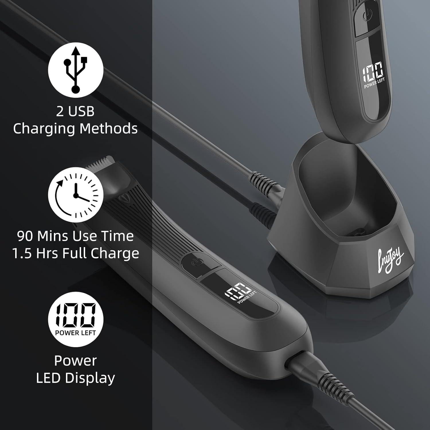 Recortadora de Cuerpo INVJOY HT-872 Impermeable con Luz