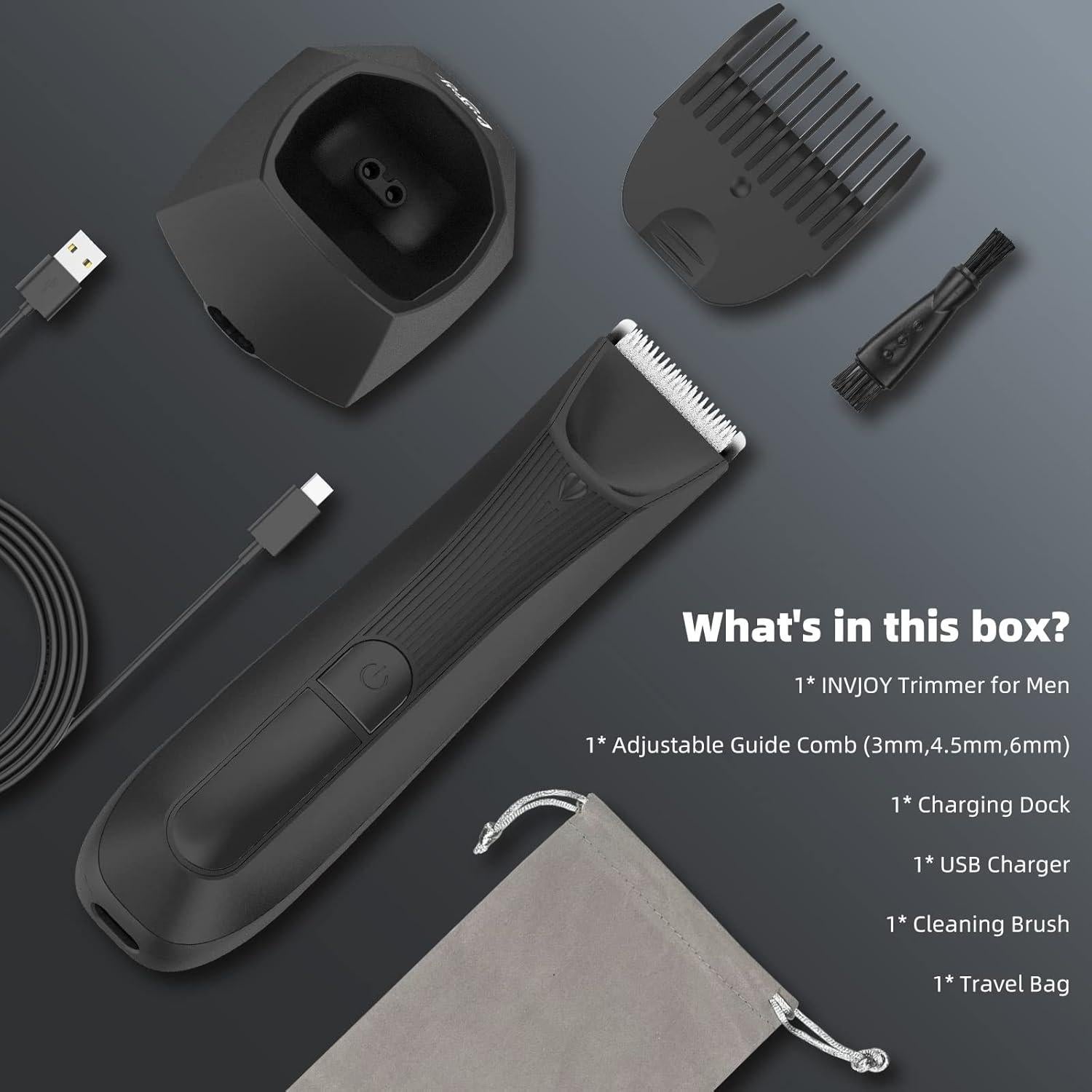 Recortadora de Cuerpo INVJOY HT-872 Impermeable con Luz