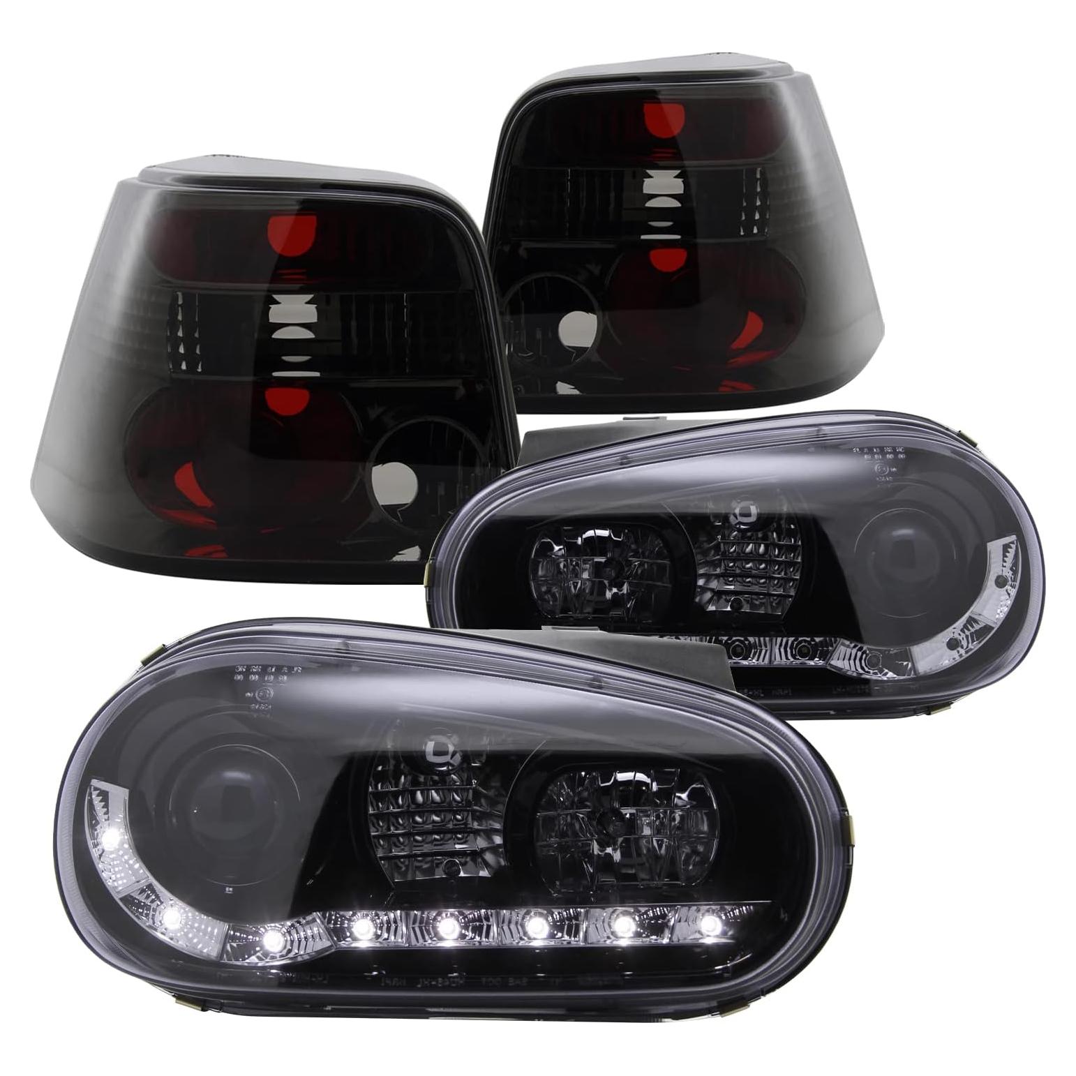 Faros Proyector LED SPEC-D TUNING para VW Golf GTI 1999-2006