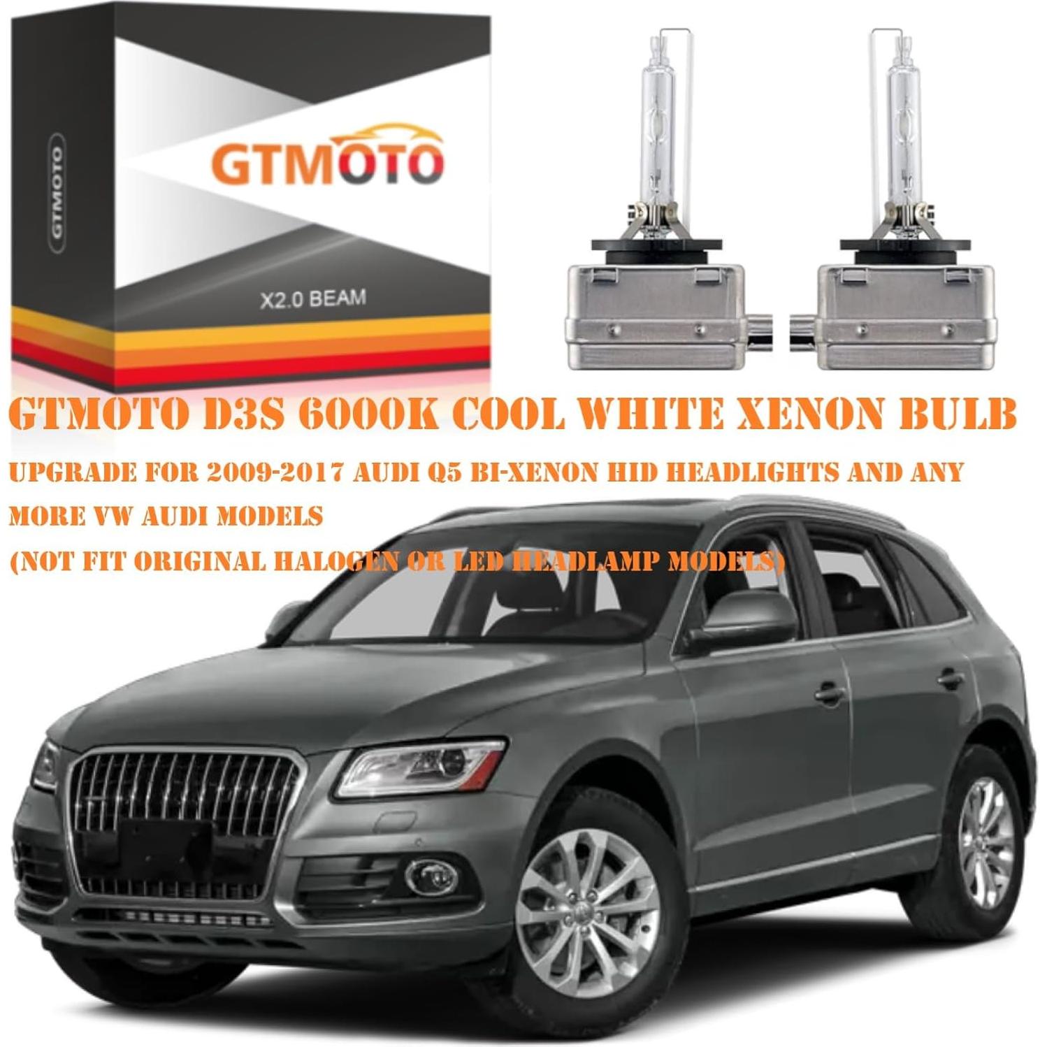 Bombillas Xenón D3S GTMOTO 6000K 35W para Audi Bi-Xenón