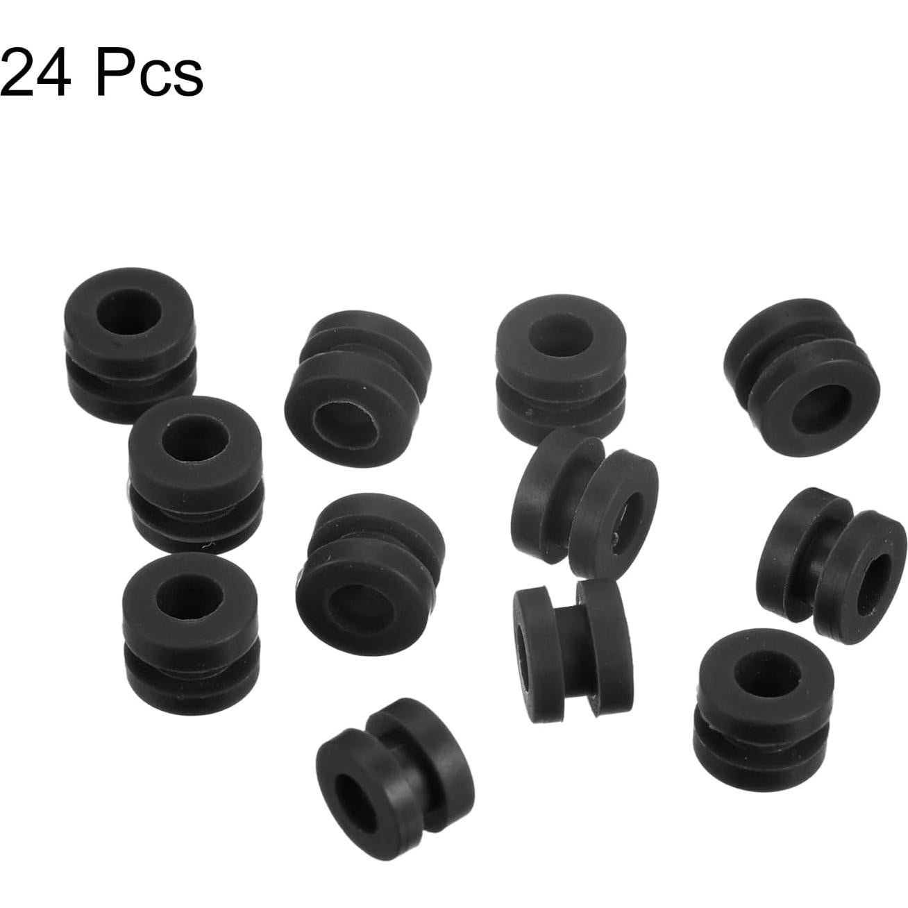 Bolas de Caucho Antivibración MECCANIXITY M3x4.6mm 24 Pcs