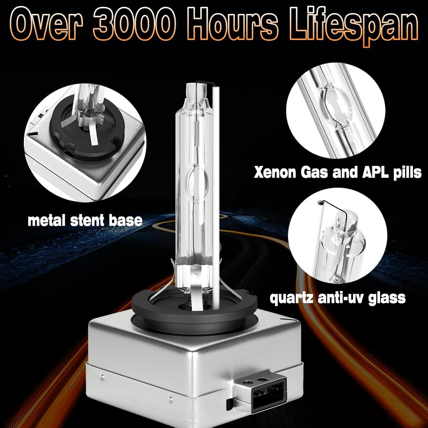 Bombillas D3S Xenón HID Xenooto para Audi Q5 A5 6000K 35W