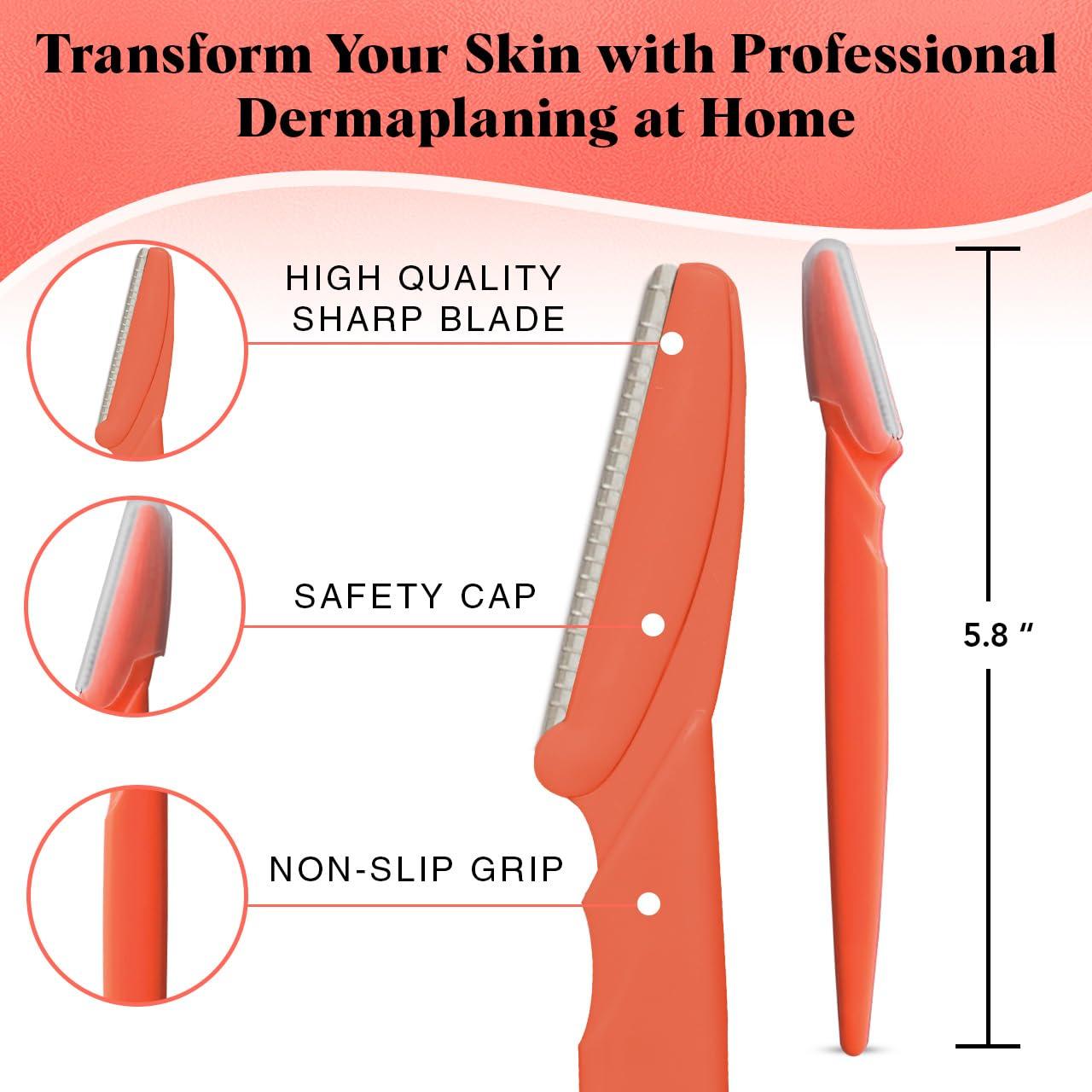 Navajas Dermaplaning Kitsch - 12 Piezas para Vello Facial