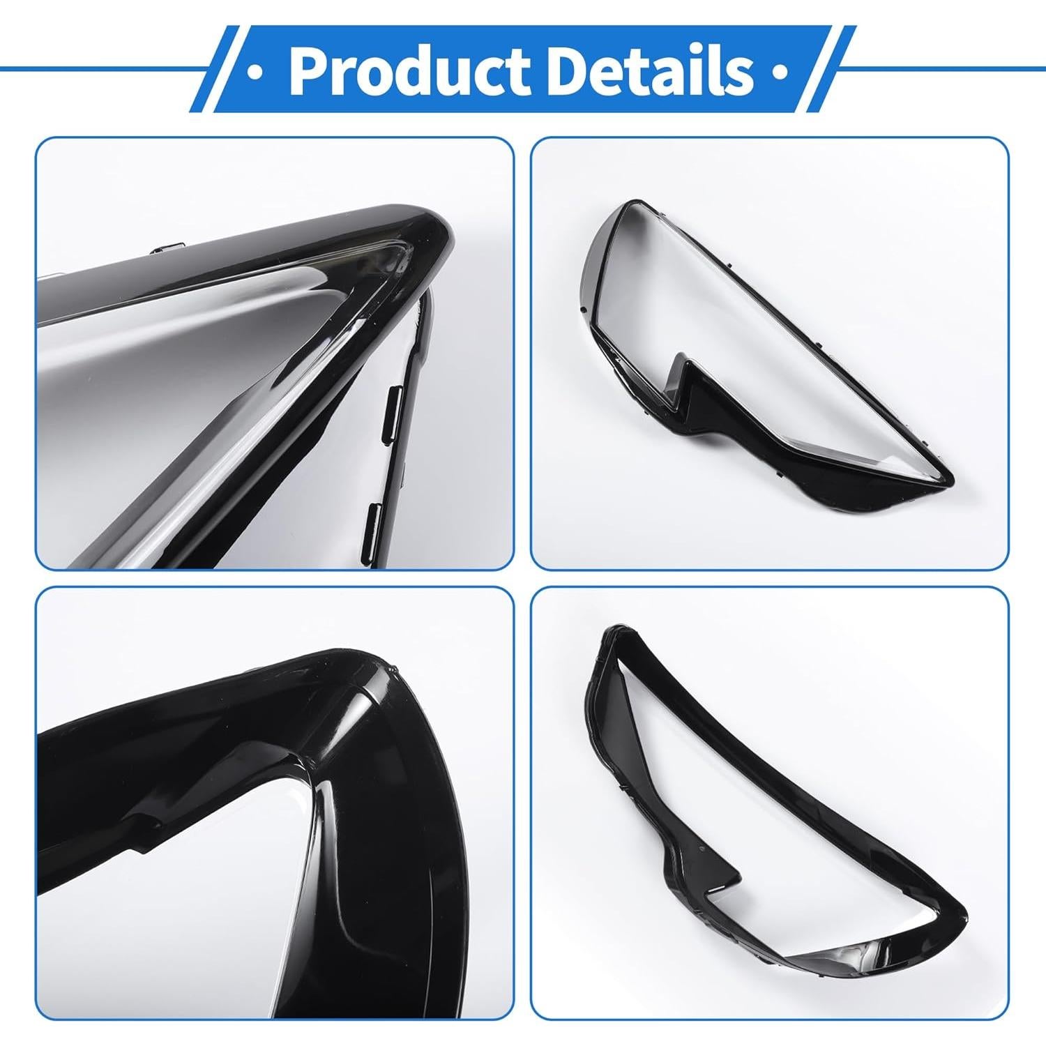 Cubierta de Lente de Faro VekAuto para Audi A3 2020-2022