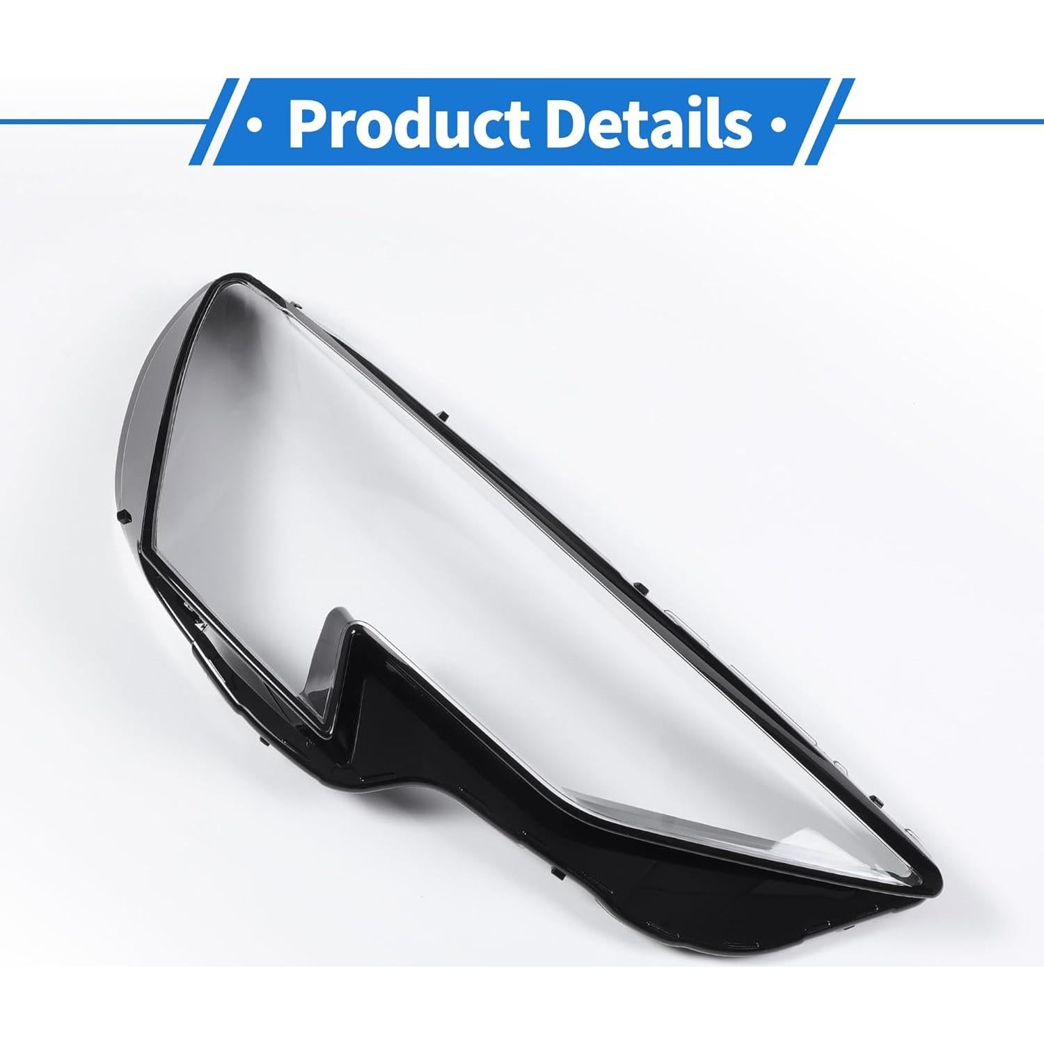 Cubierta de Lente de Faro VekAuto para Audi A3 2020-2022