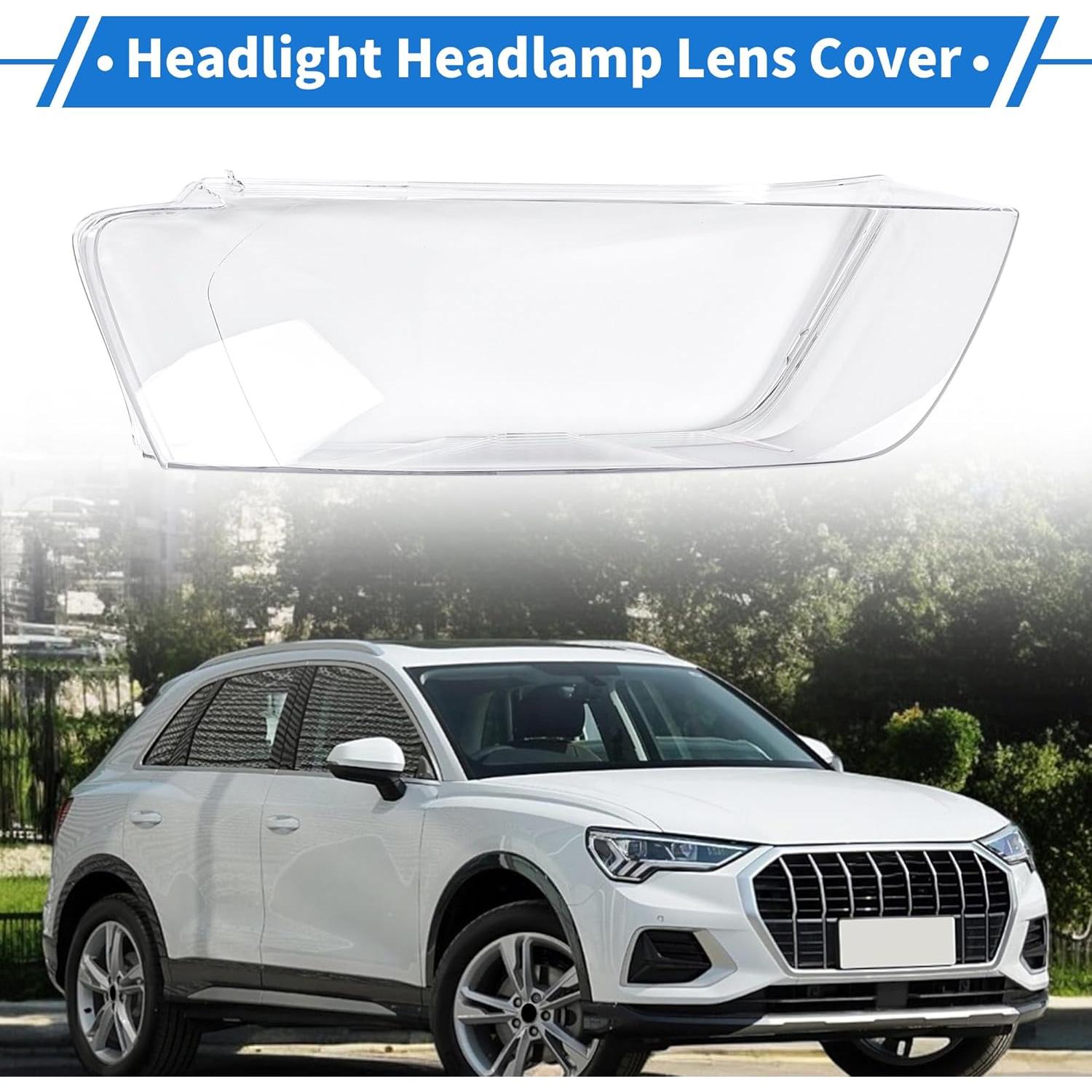 Cubierta de Lente de Faro VekAuto para Audi Q3 2012-2015