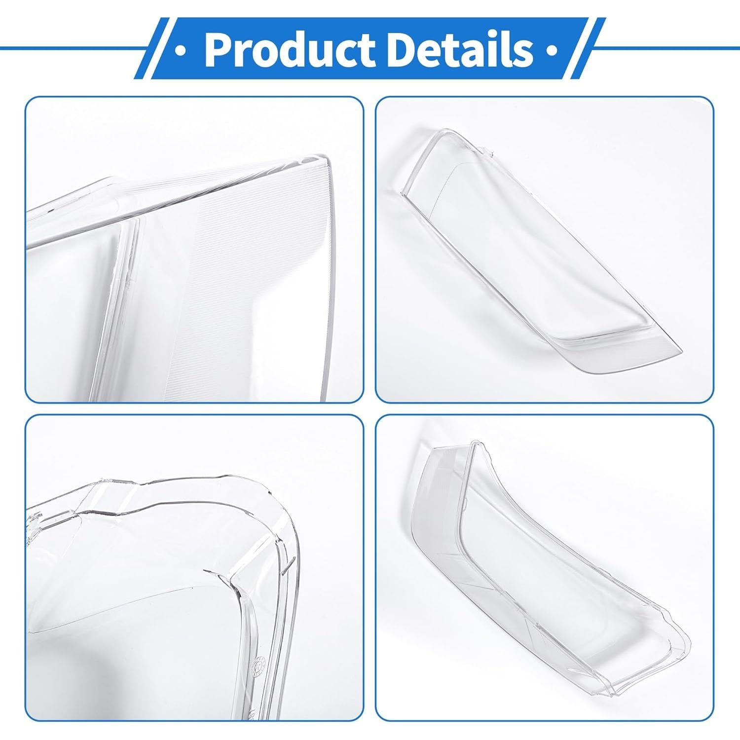 Cubierta de Lente de Faro VekAuto para Audi Q3 2012-2015