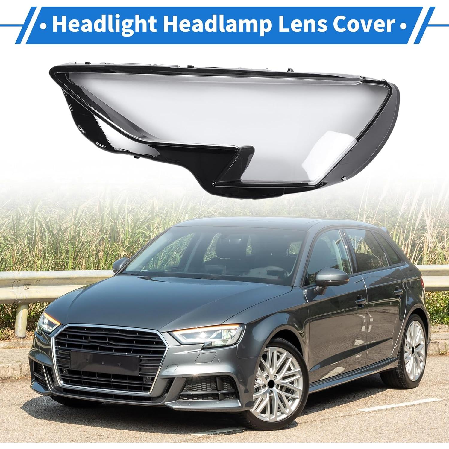 Cubierta de Lente de Faro VekAuto para Audi A3 2020-2022