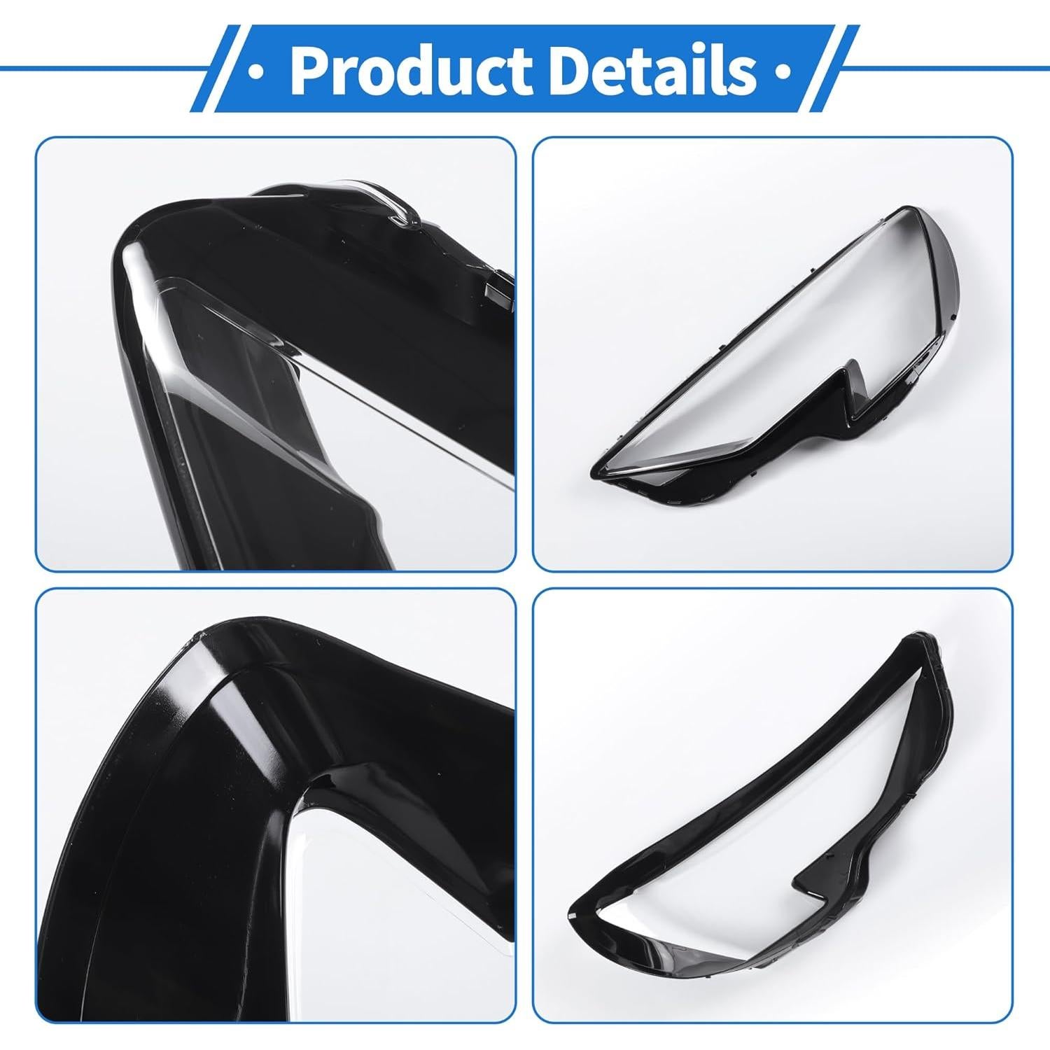 Cubierta de Lente de Faro VekAuto para Audi A3 2020-2022