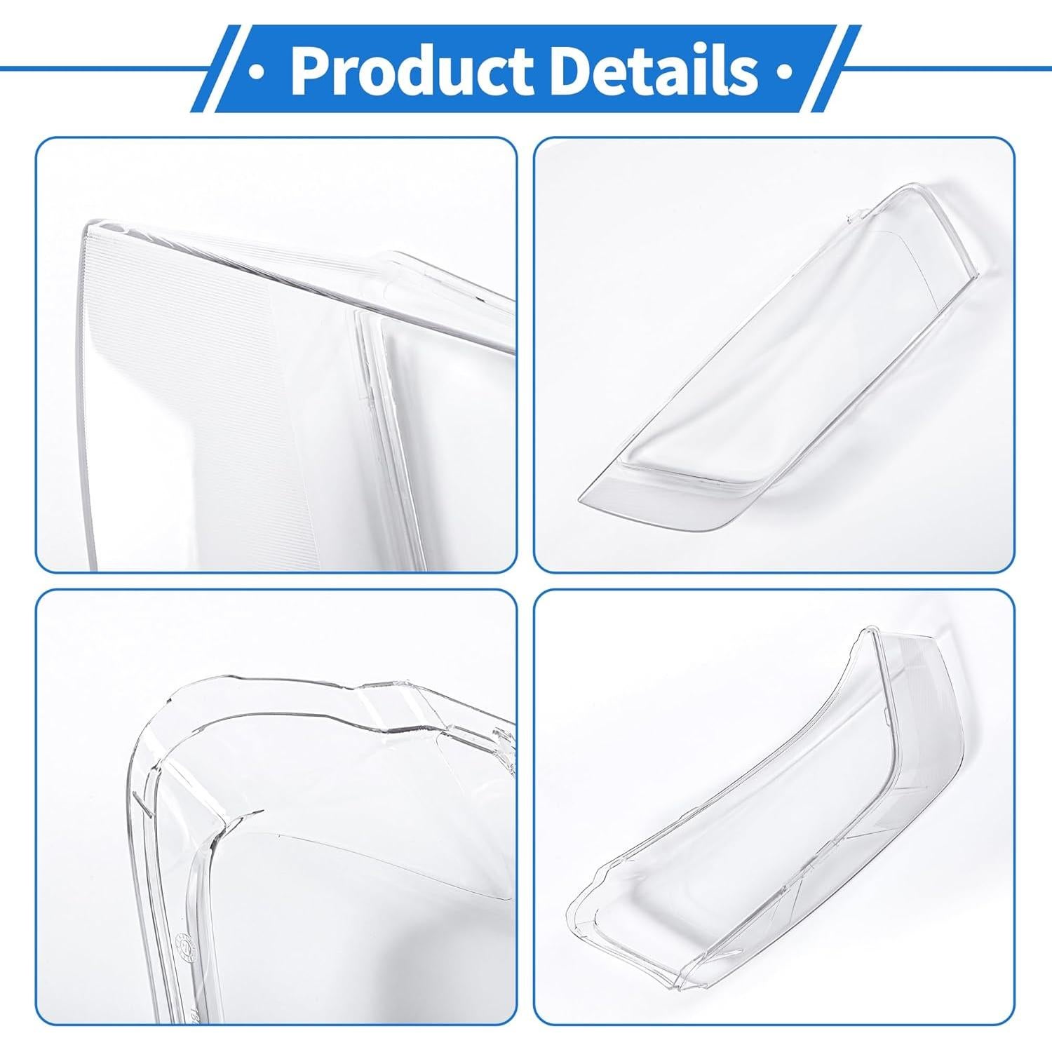 Cubierta de Lente de Faro VekAuto para Audi Q3 2012-2015