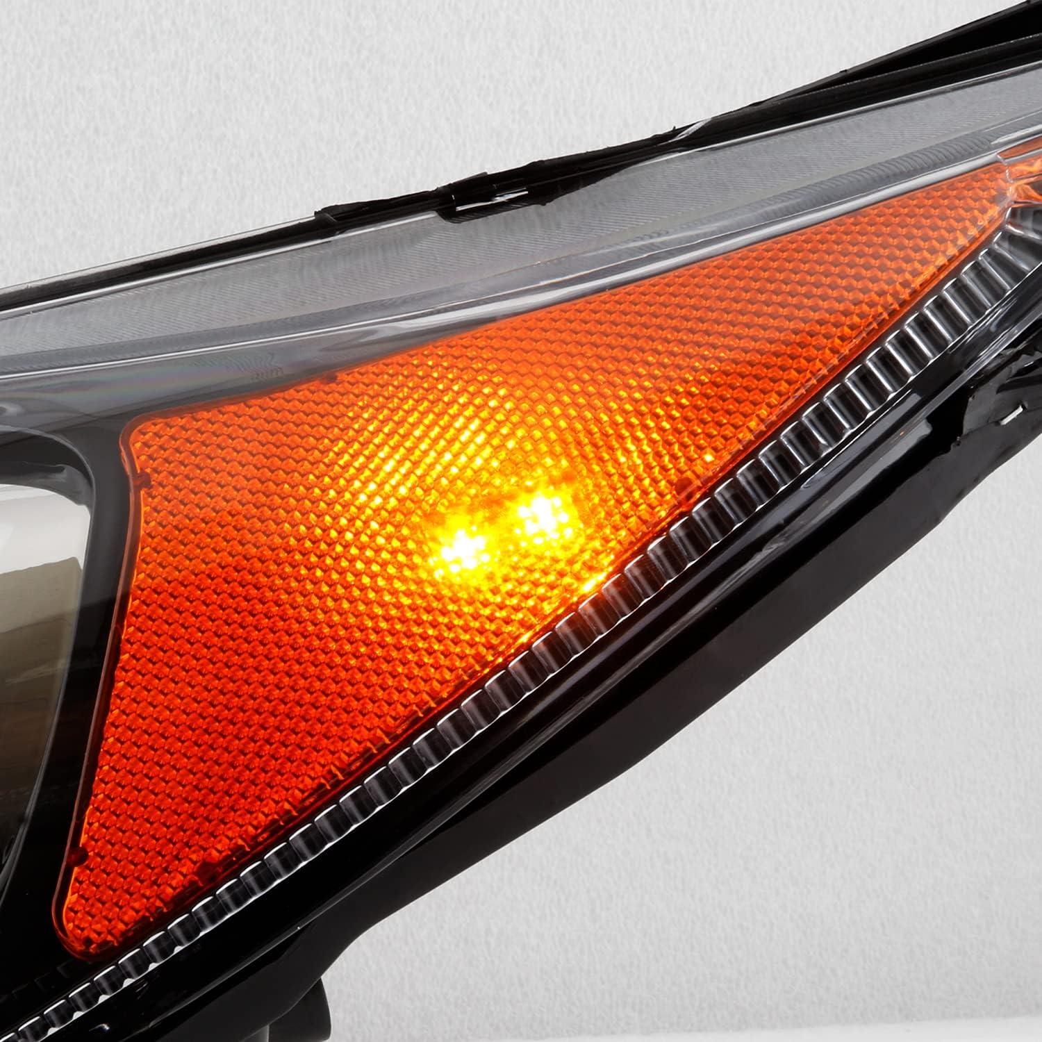 Faro Halógeno Negro Izquierdo AKKON para Ford Fiesta 2014-2018