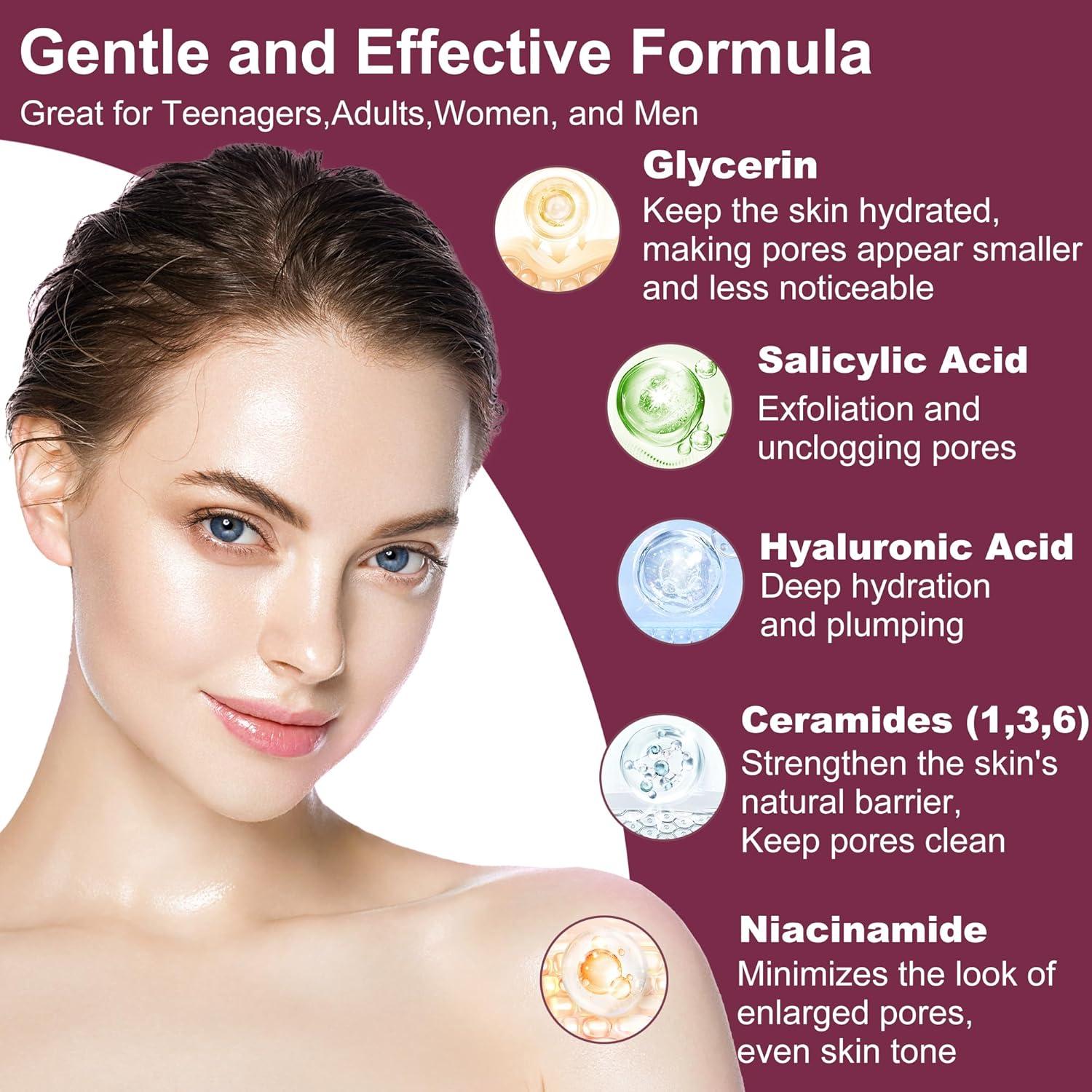 Kit Cuidado Facial GEBEATY Minimiza Poros Hidratante 22x17cm