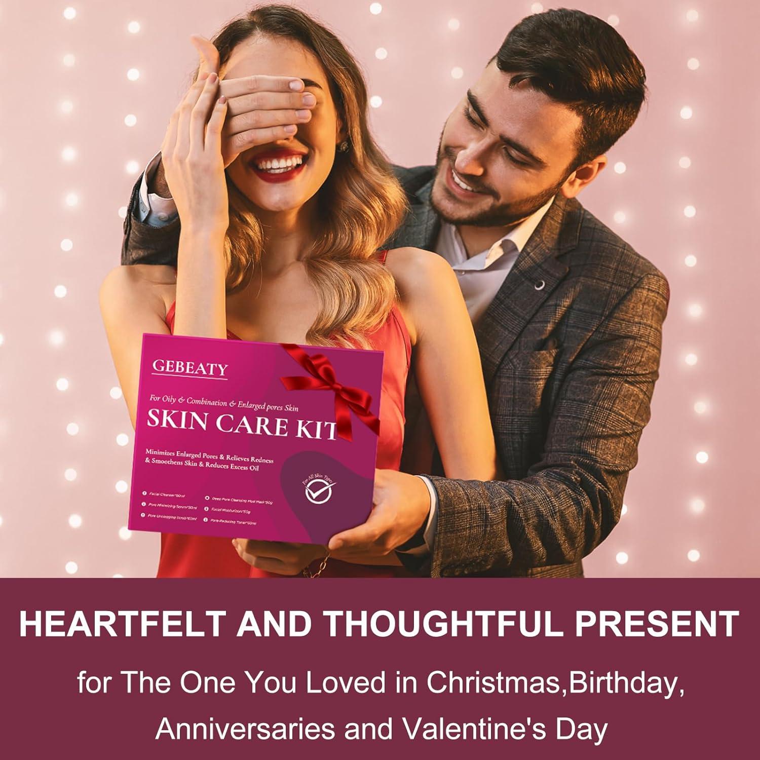 Kit Cuidado Facial GEBEATY Minimiza Poros Hidratante 22x17cm