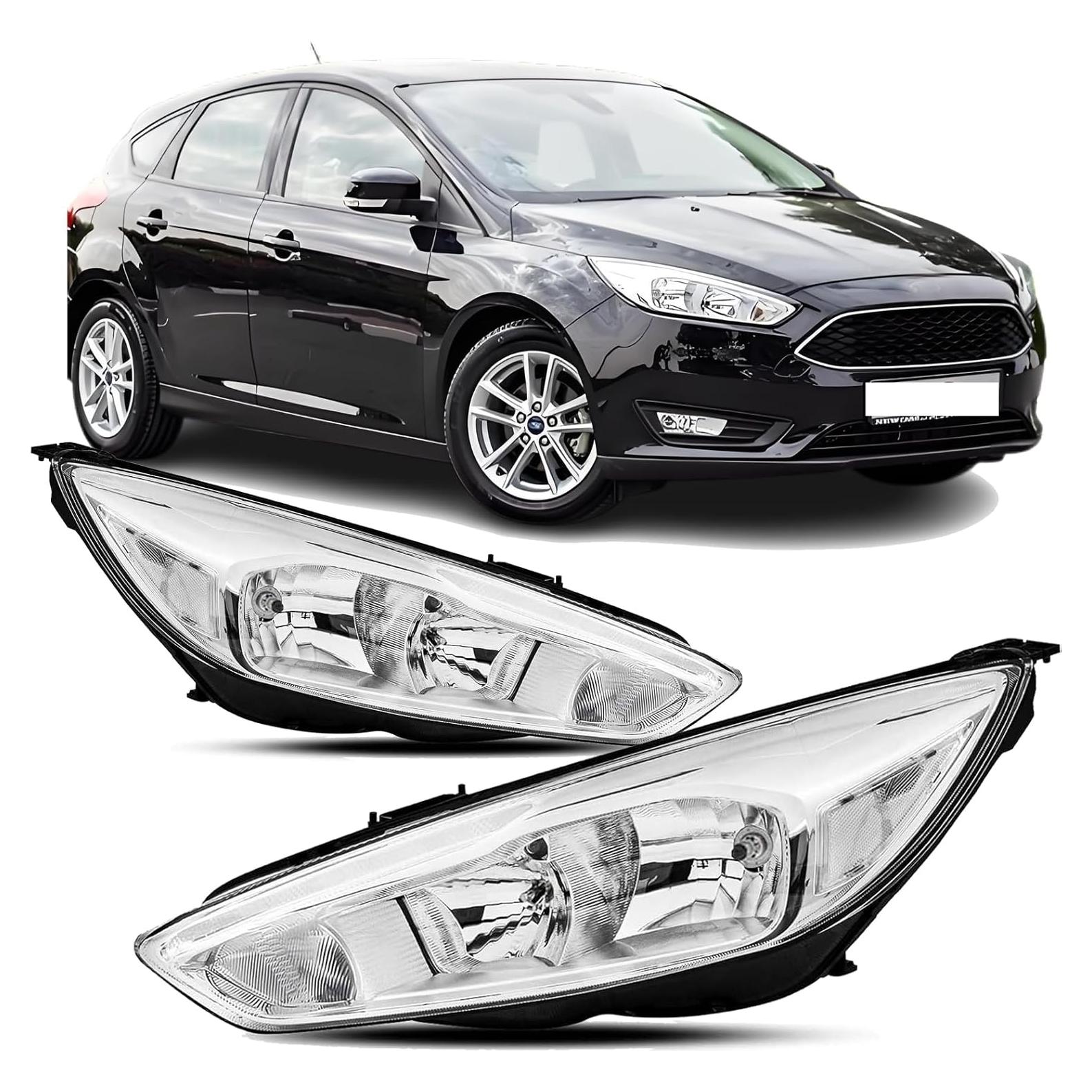 Conjunto de Faros Halógenos Corkiauto para Ford Focus 2015-2018