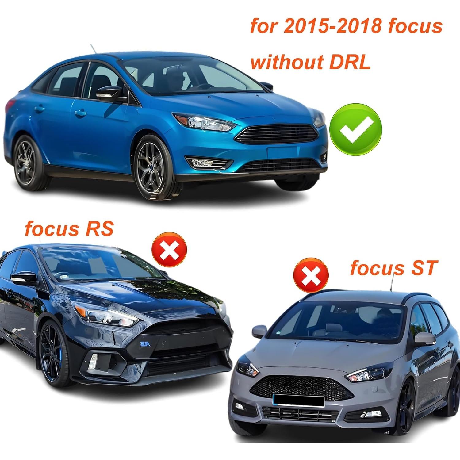 Conjunto de Faros Halógenos Corkiauto para Ford Focus 2015-2018