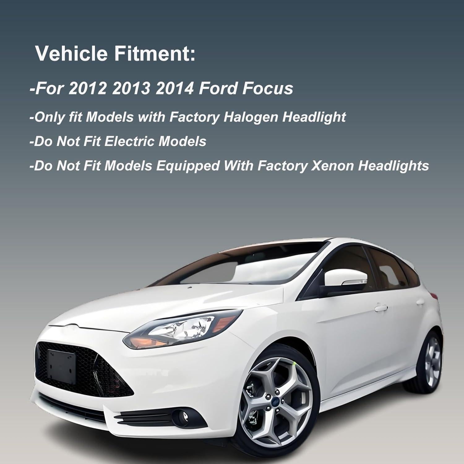 Conjunto de Faros Halógenos APSVE para Ford Focus 2012-2014