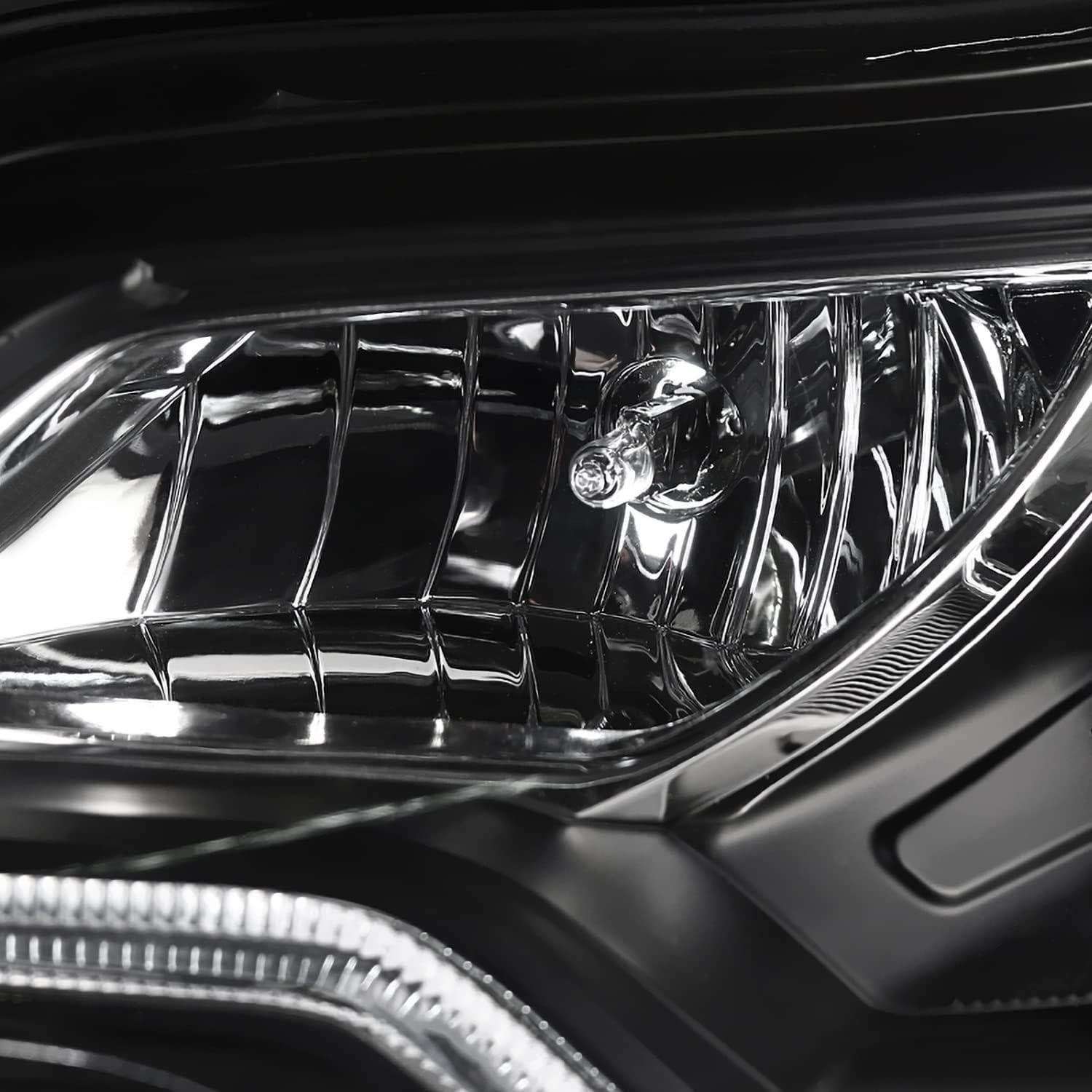 Faros Proyector Negro SPEC-D TUNING para Ford Focus 2012-2014