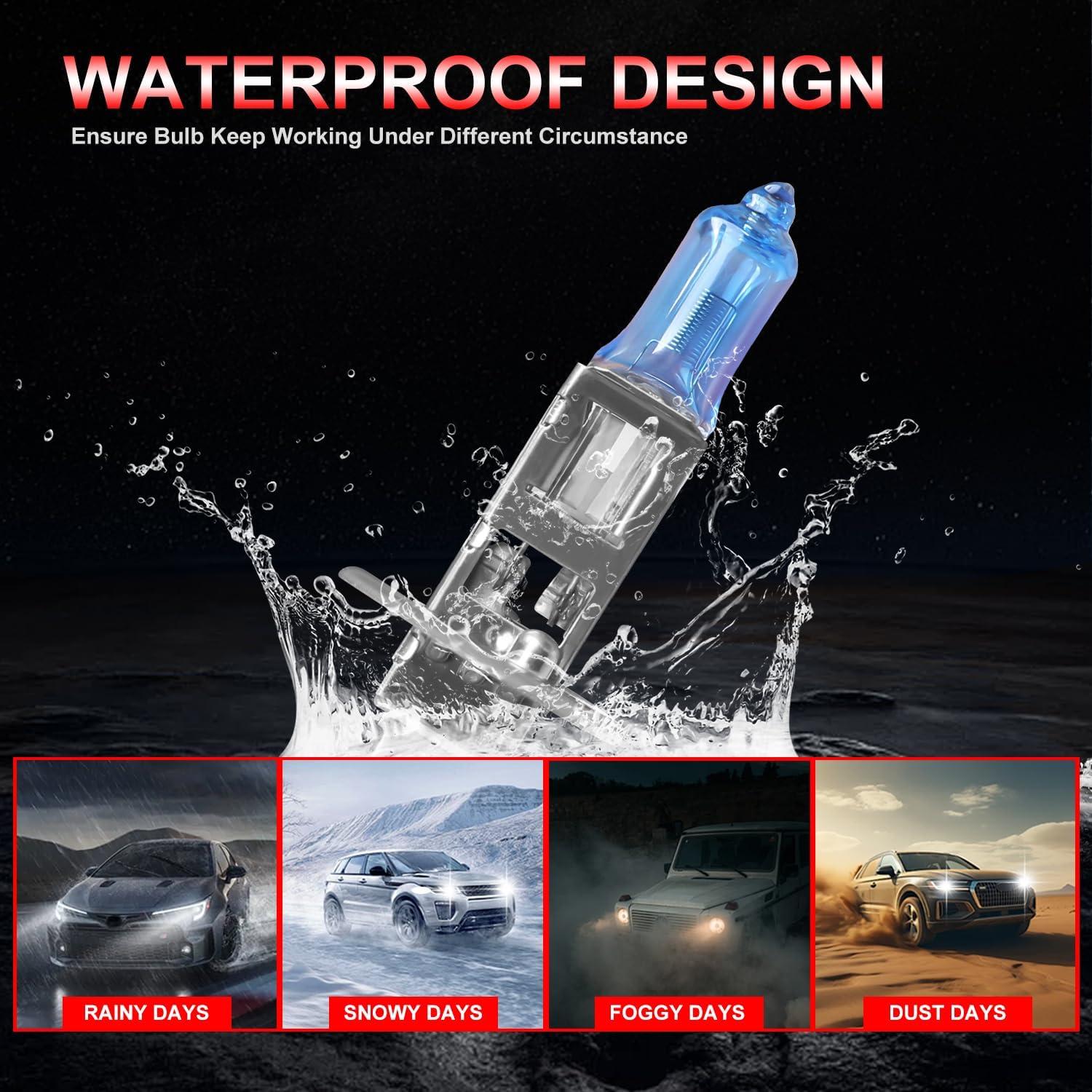 Bombillas Halógenas SHENKENUO H1 H11 para Ford Focus 2012-2018