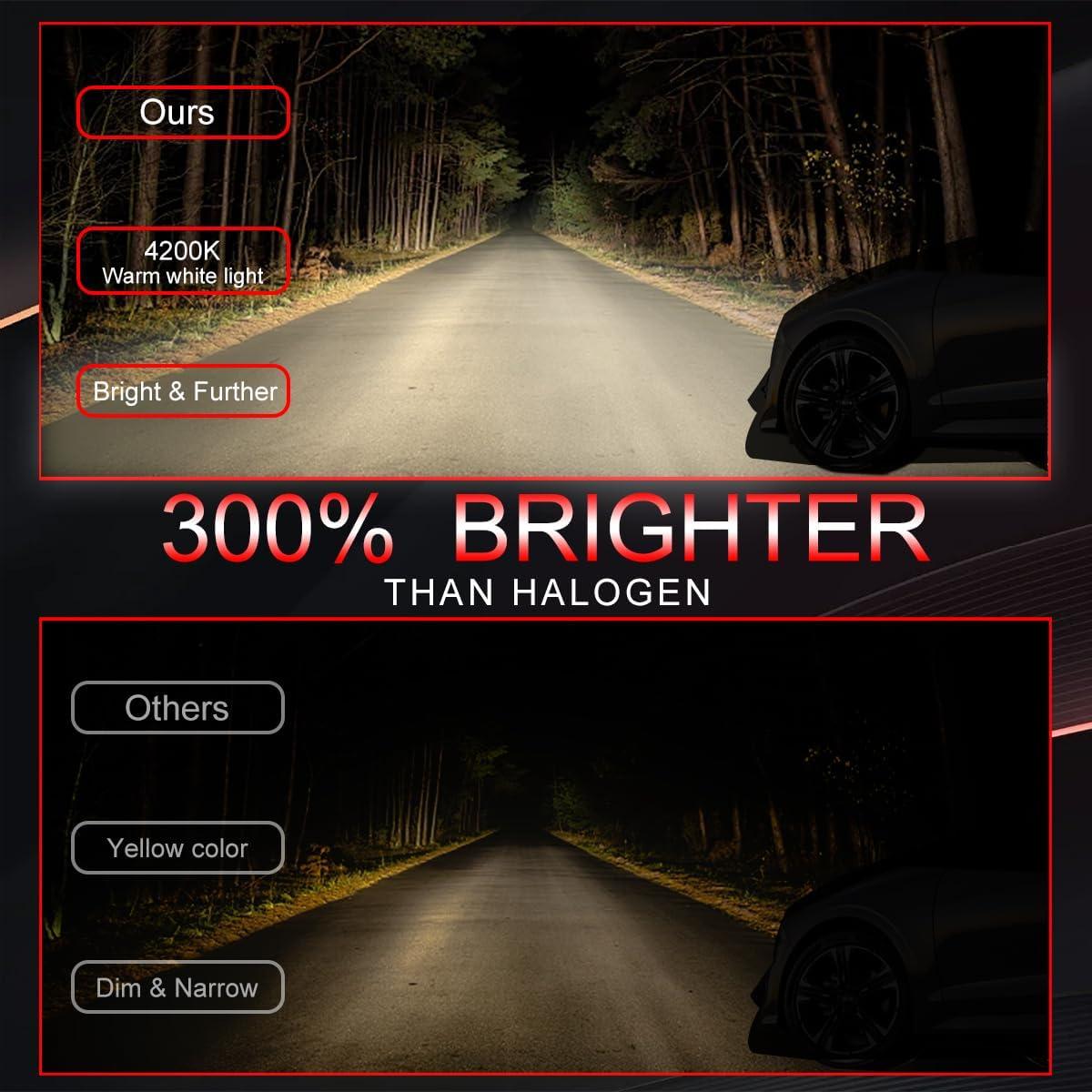 Bombillas Halógenas SHENKENUO H1 H11 para Ford Focus 2012-2018