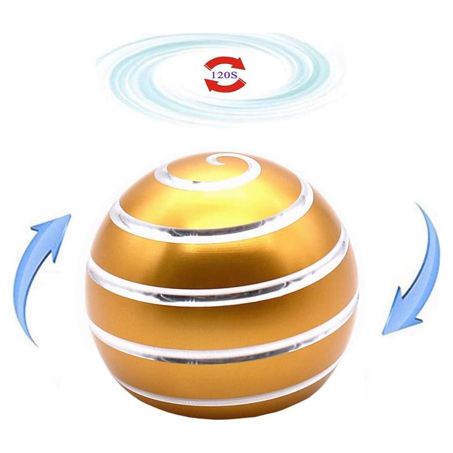 Juguete Cinético Samisoler Mediano Blanco-Dorado para Oficina