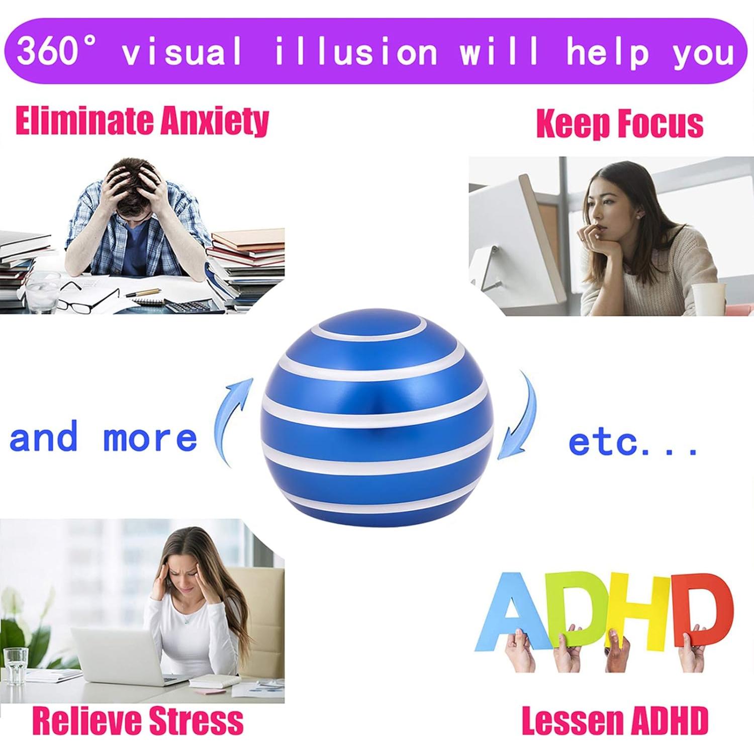 Juguete Cinético Samisoler Azul Oscuro 5 cm Alivio Estrés