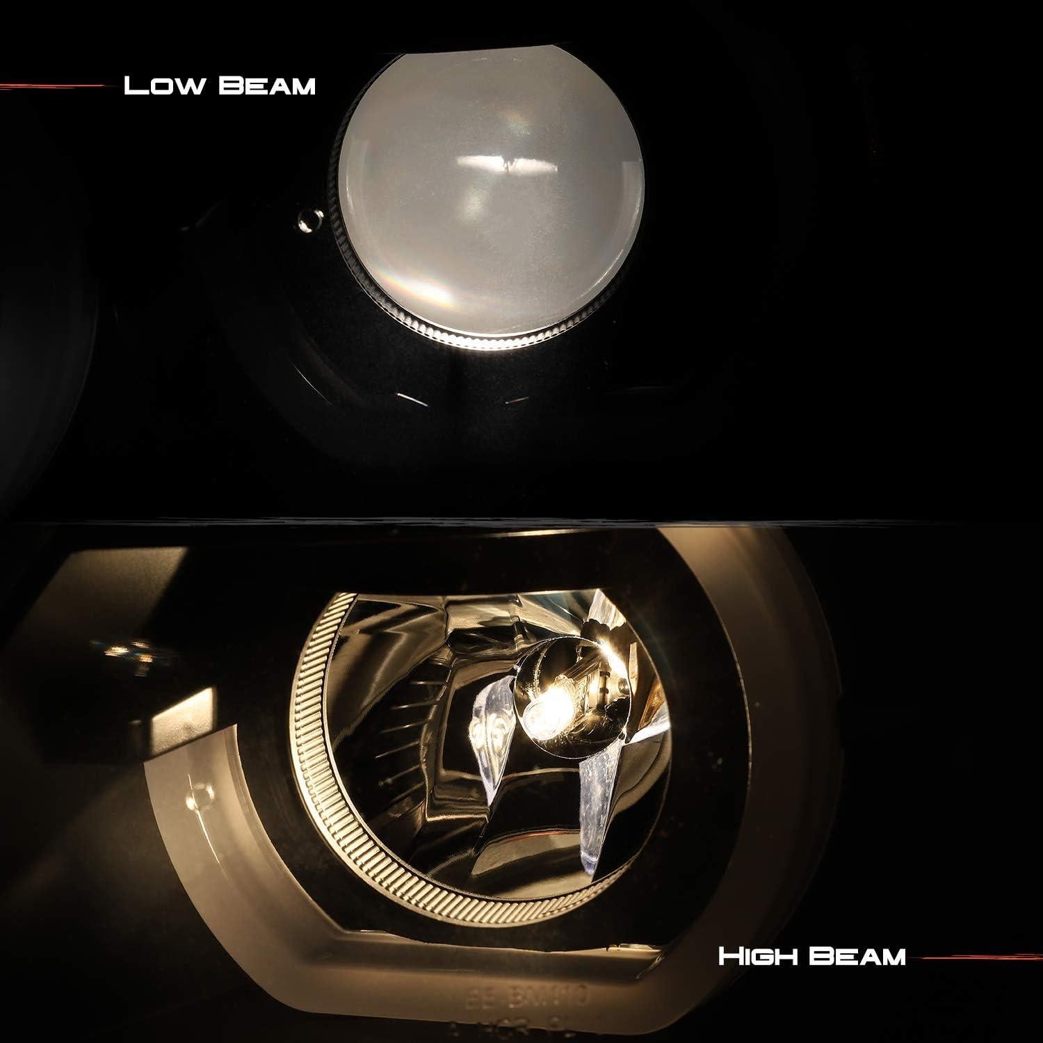 Faros Proyector AKKON para BMW E90 Sedán y Wagon Carcasa Negra