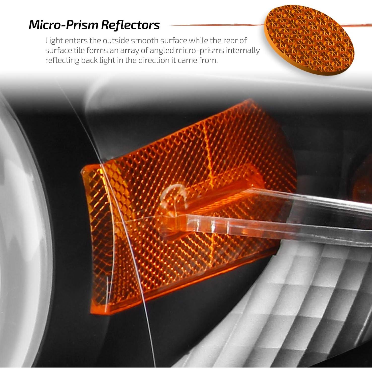 Faros Proyector AKKON para BMW E90 Sedán y Wagon Carcasa Negra