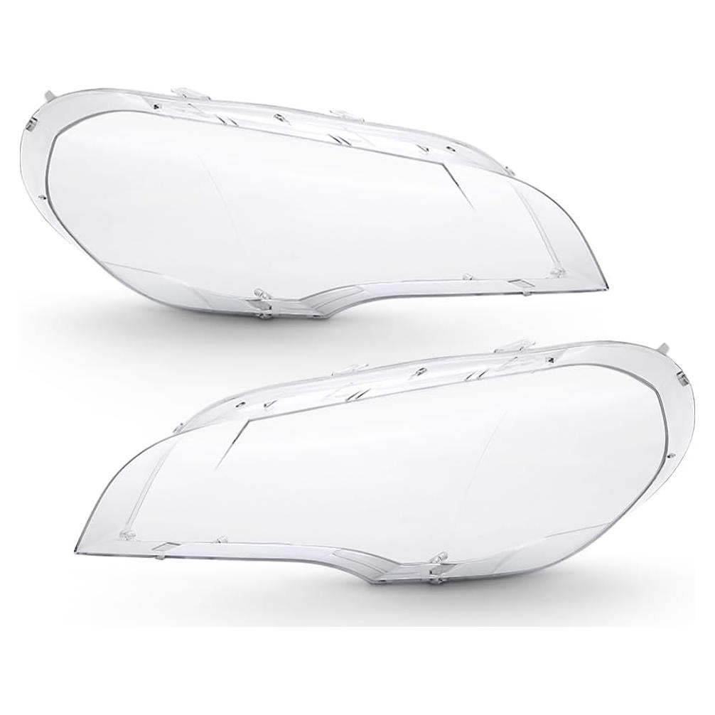 Cubierta de Faro KEEKPO para BMW E70 X5 2007-2012 - Lente Claro