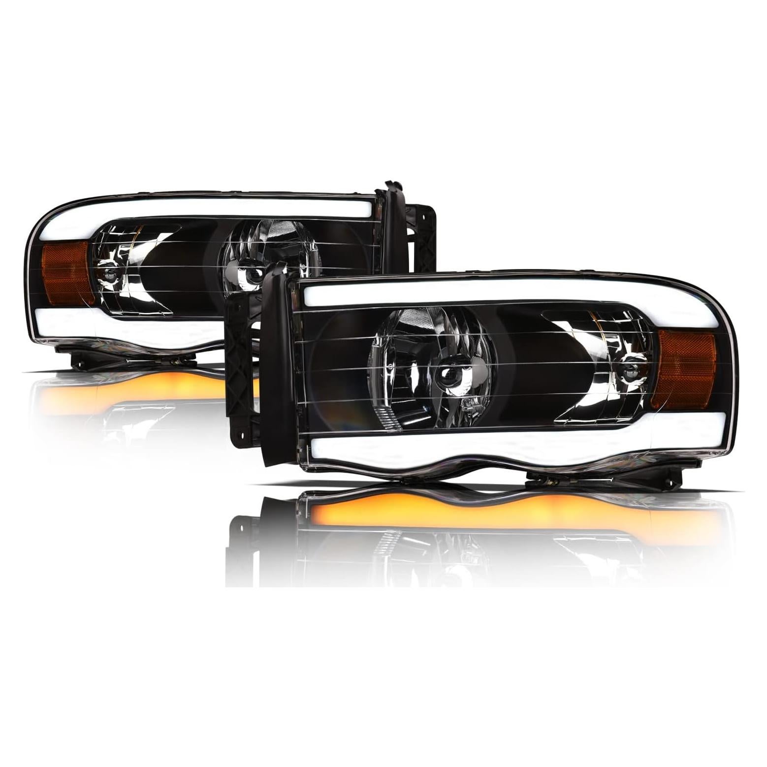 Faros LED Secuenciales Alpha Owls 8711781 para Dodge Ram 2002-2005