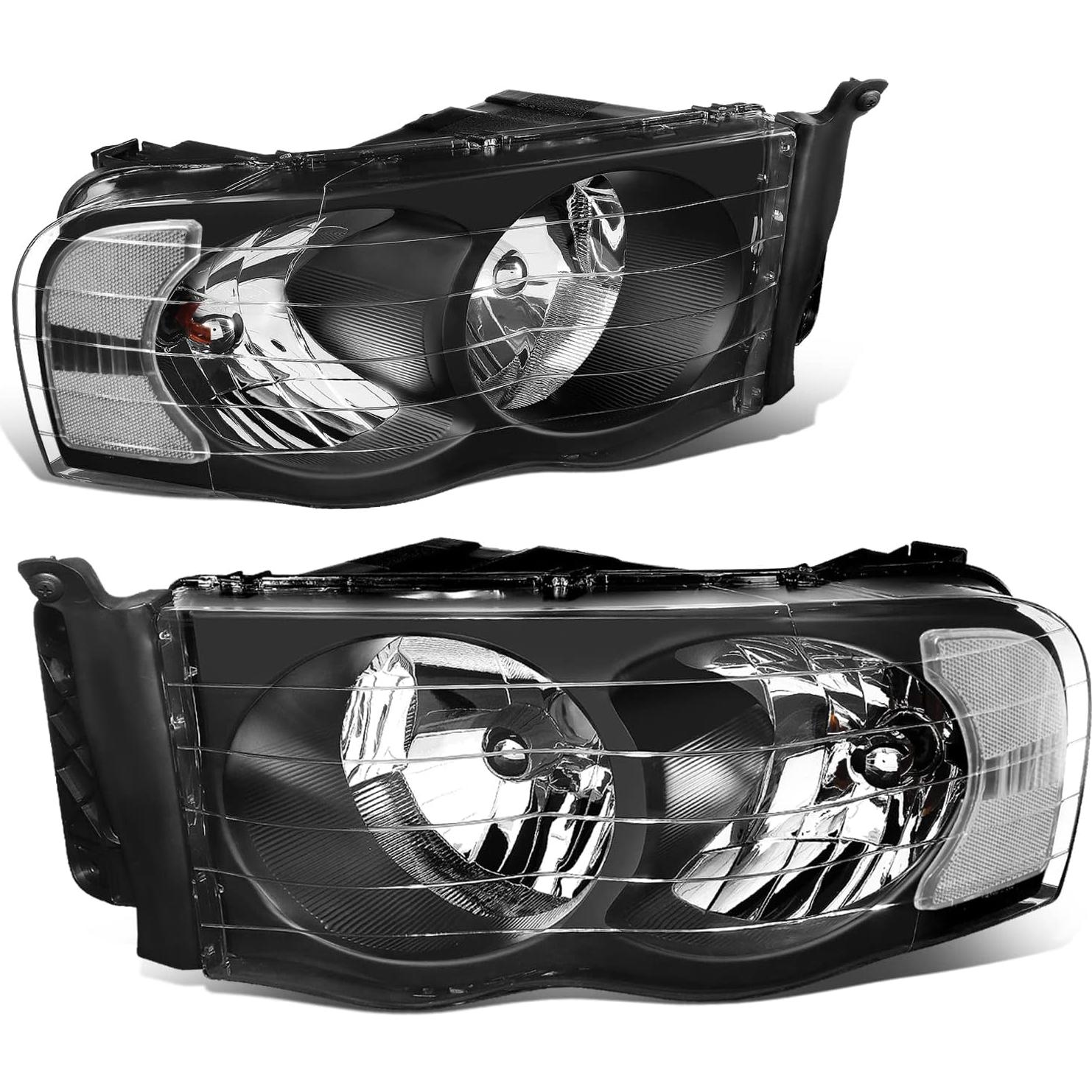 Faros de Esquina Claros DNA Motoring HL-OH-DR02 para Dodge Ram