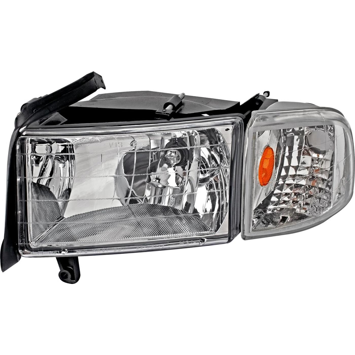 Faros de Cristal Cromados SPPC para Dodge Ram 1994-2001 (Par)