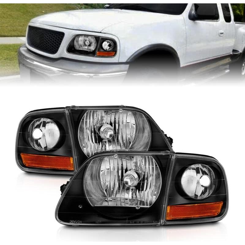 Faro Cristal Negro Anzo USA 111460 para Ford F-150 97-03