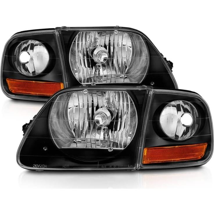 Faro Cristal Negro Anzo USA 111460 para Ford F-150 97-03