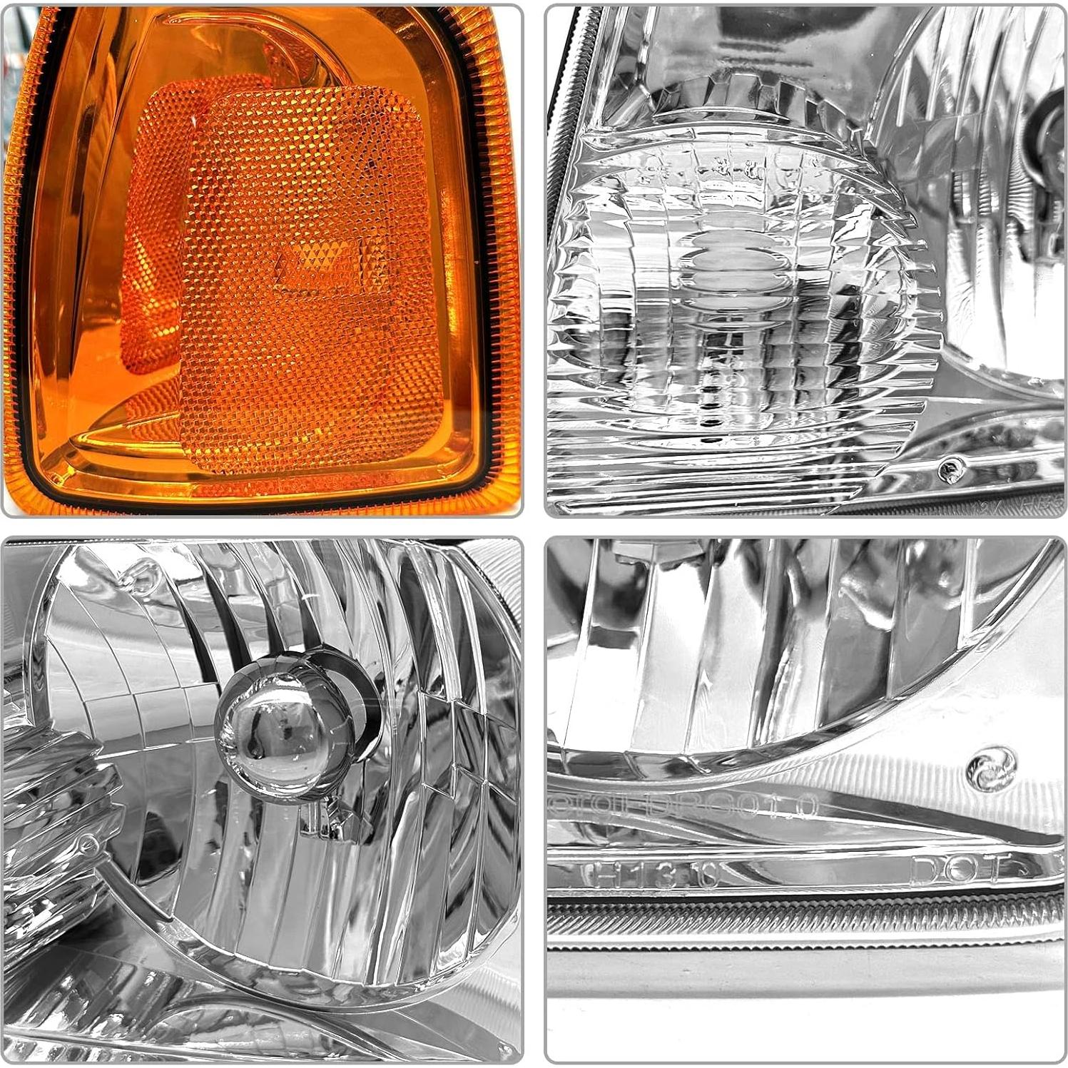 Faros para Ford Ranger 2001-2011 ADCARLIGHTS Lente Clara