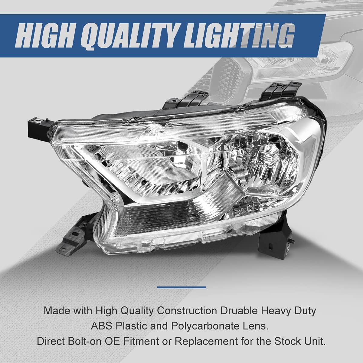 Conjunto de Faros Halógenos Auto Dynasty para Ford Ranger 2019-2023