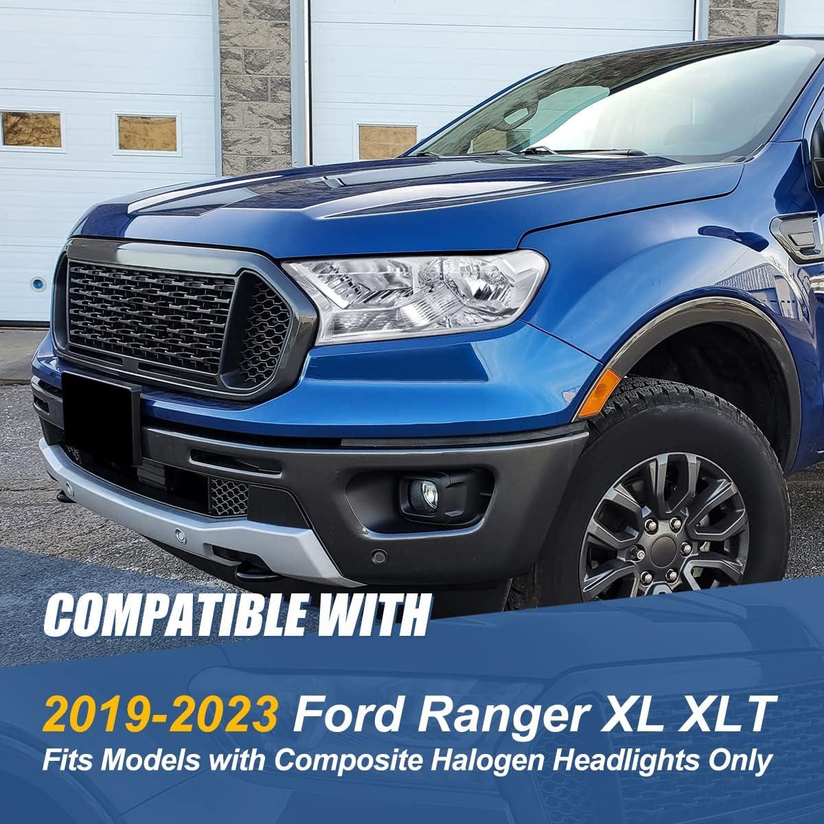 Conjunto de Faros Halógenos Auto Dynasty para Ford Ranger 2019-2023