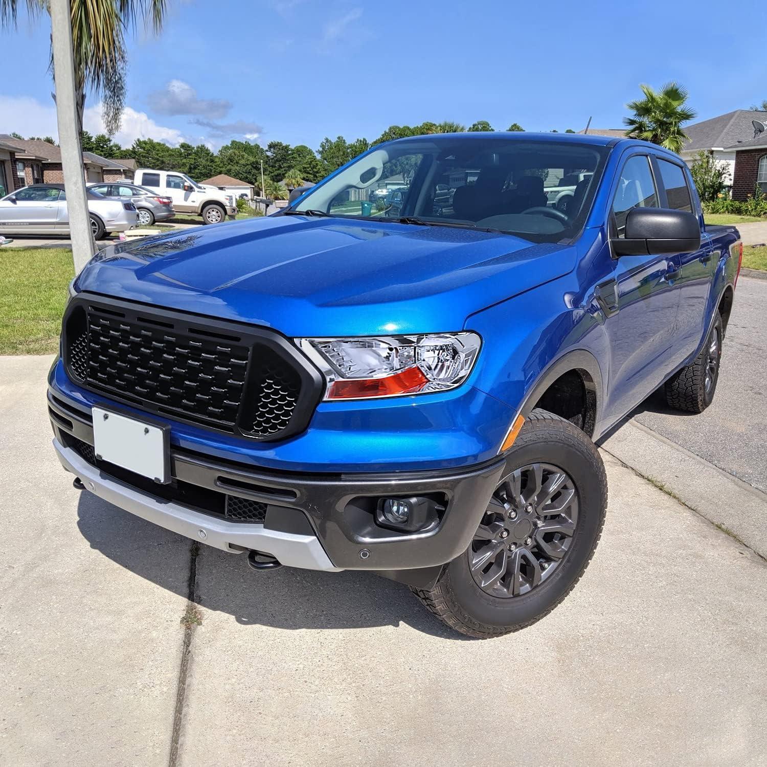 Faros Halógenos Cromados SPEC-D Tuning para Ford Ranger 2019-2022