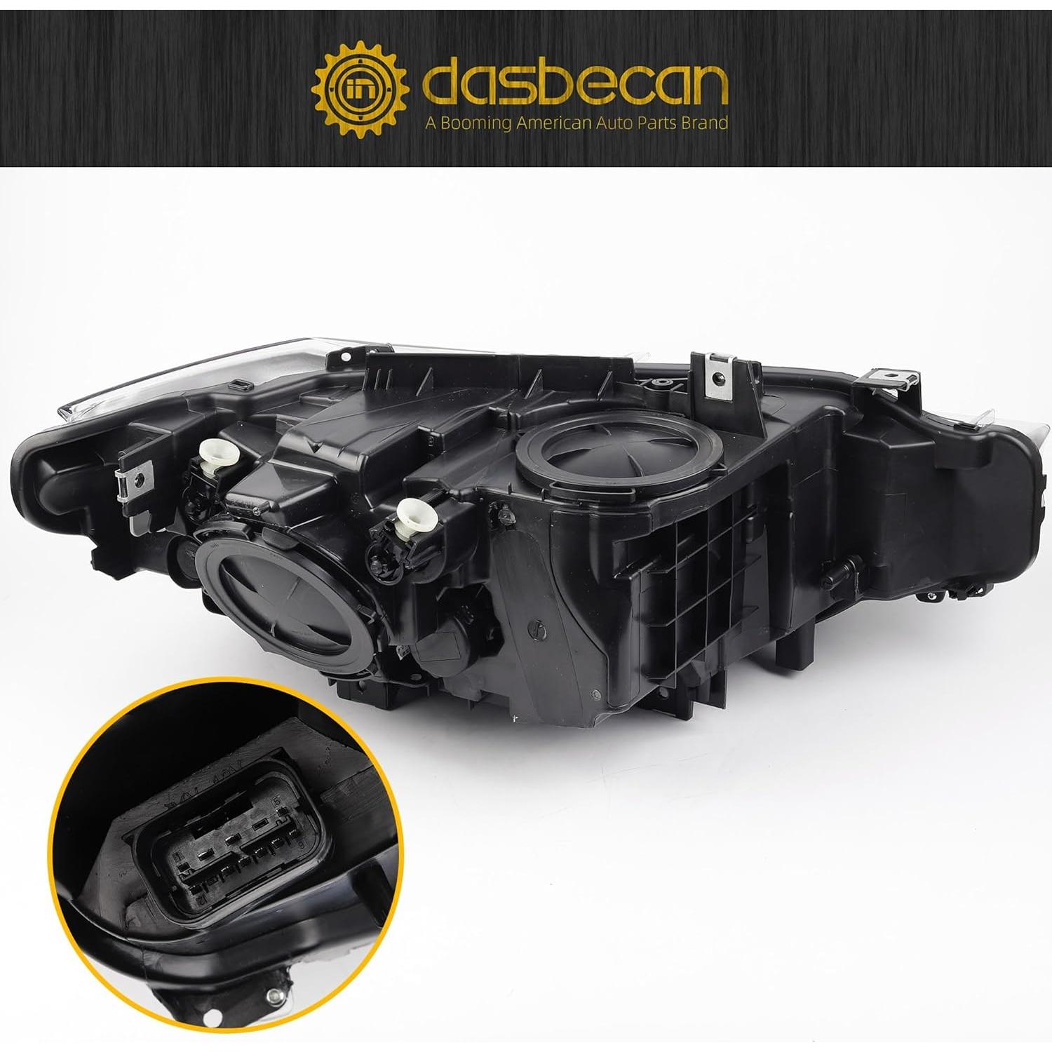 Faros Halógenos Dasbecan Izquierdo para BMW 320i 2012-2015