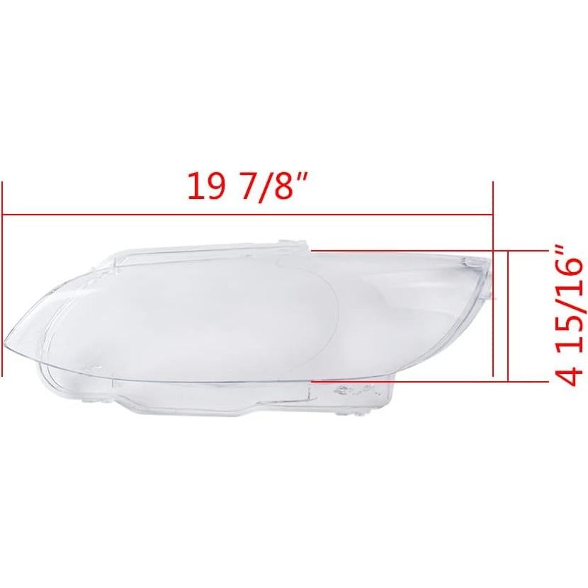 Cubiertas de Faros Transparentes Astra Depot para BMW E92 E93