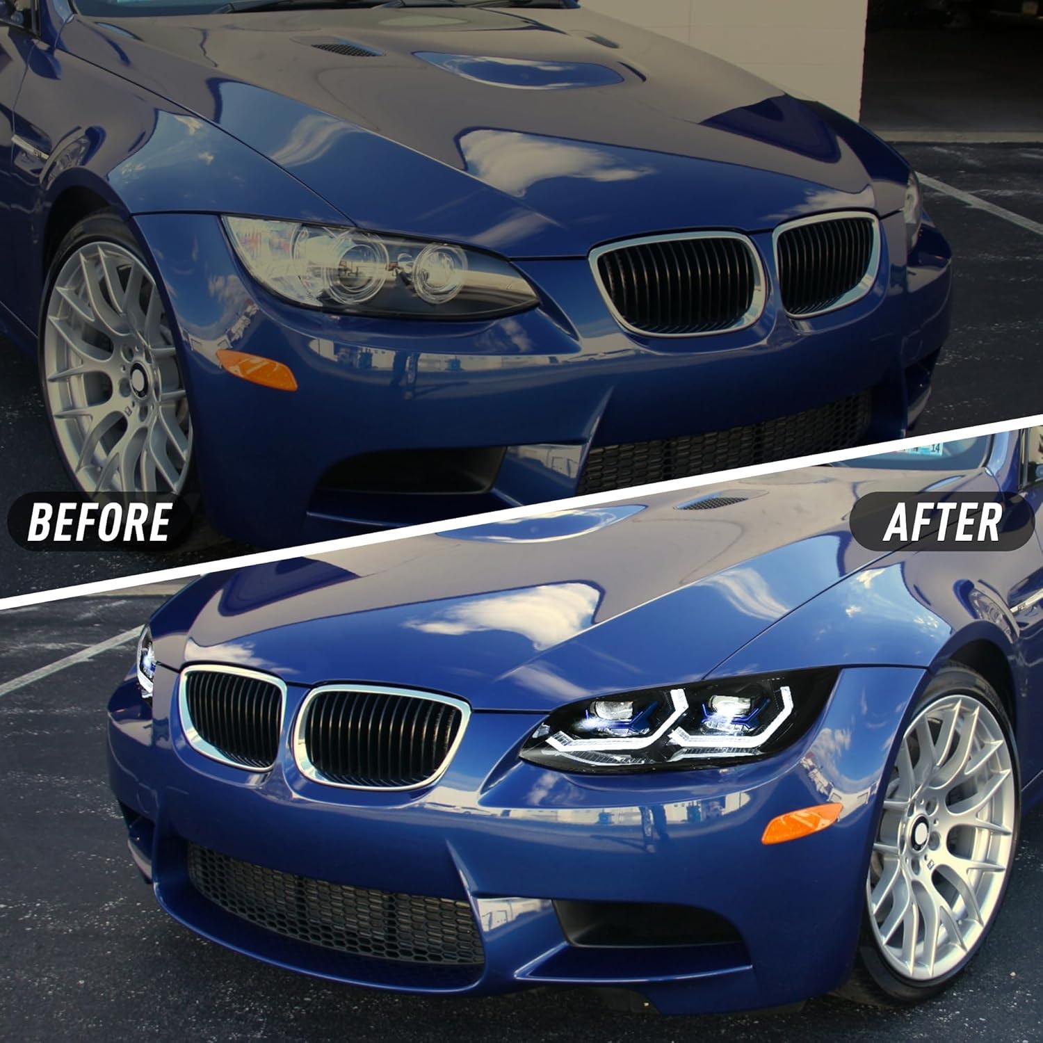 Faros Proyectores Letsdate Xenón E92 E93 2011-2013 LED Secuencial